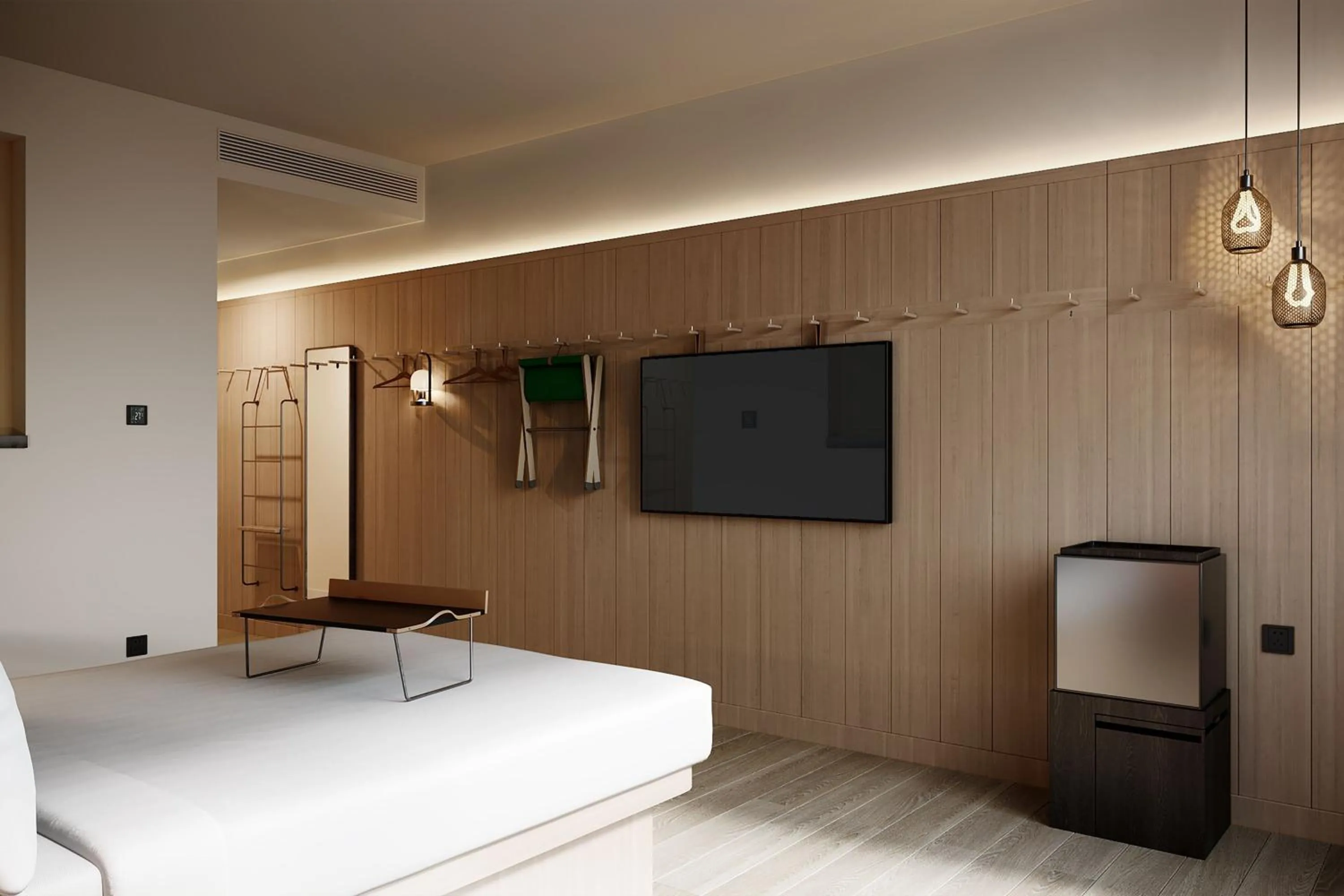 Photo of the whole room, Bed in Moxy Xi'an Beilin