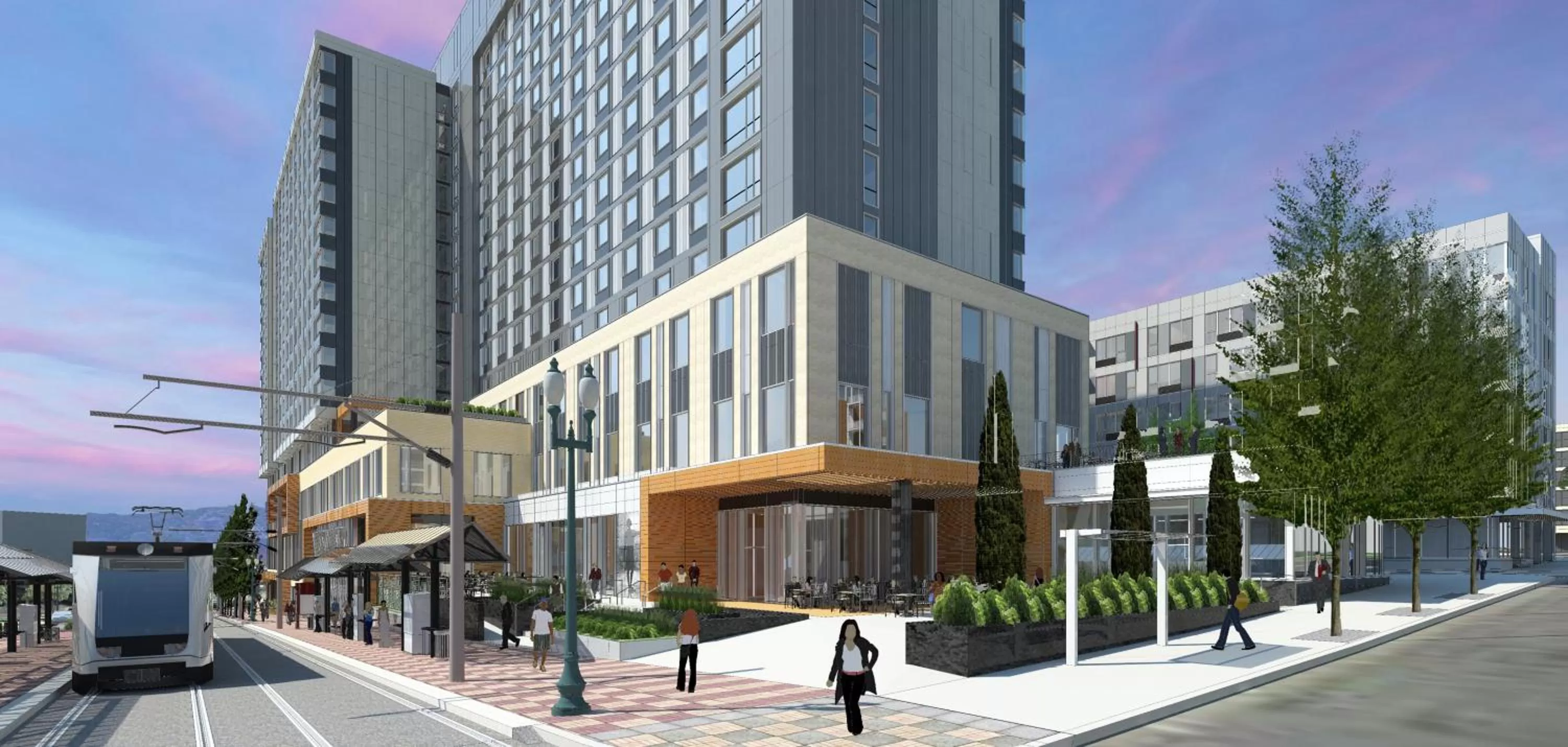 Property building in Hyatt Regency Portland at the Oregon Convention Center