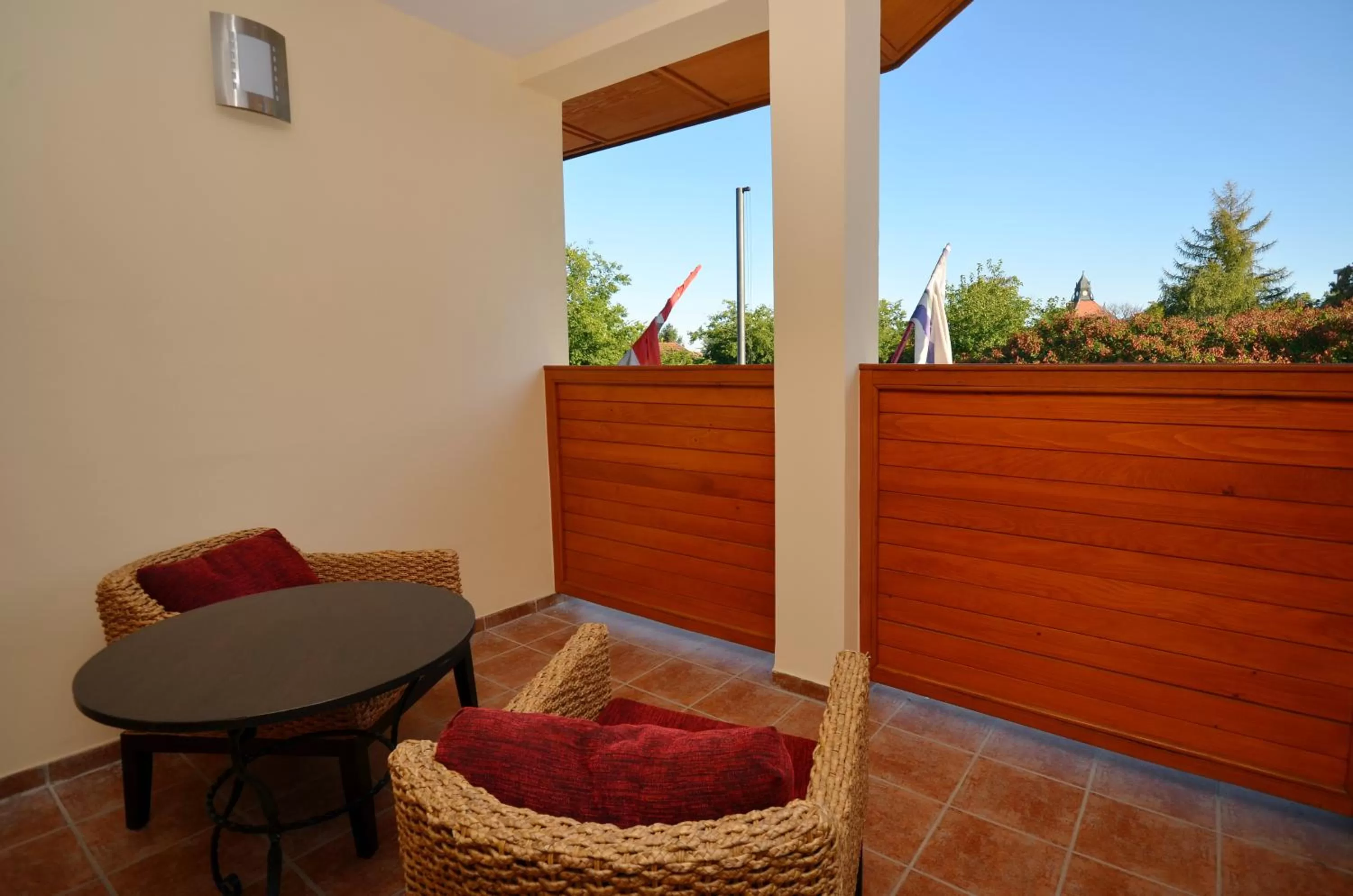 Balcony/Terrace in Art Garni Hotel