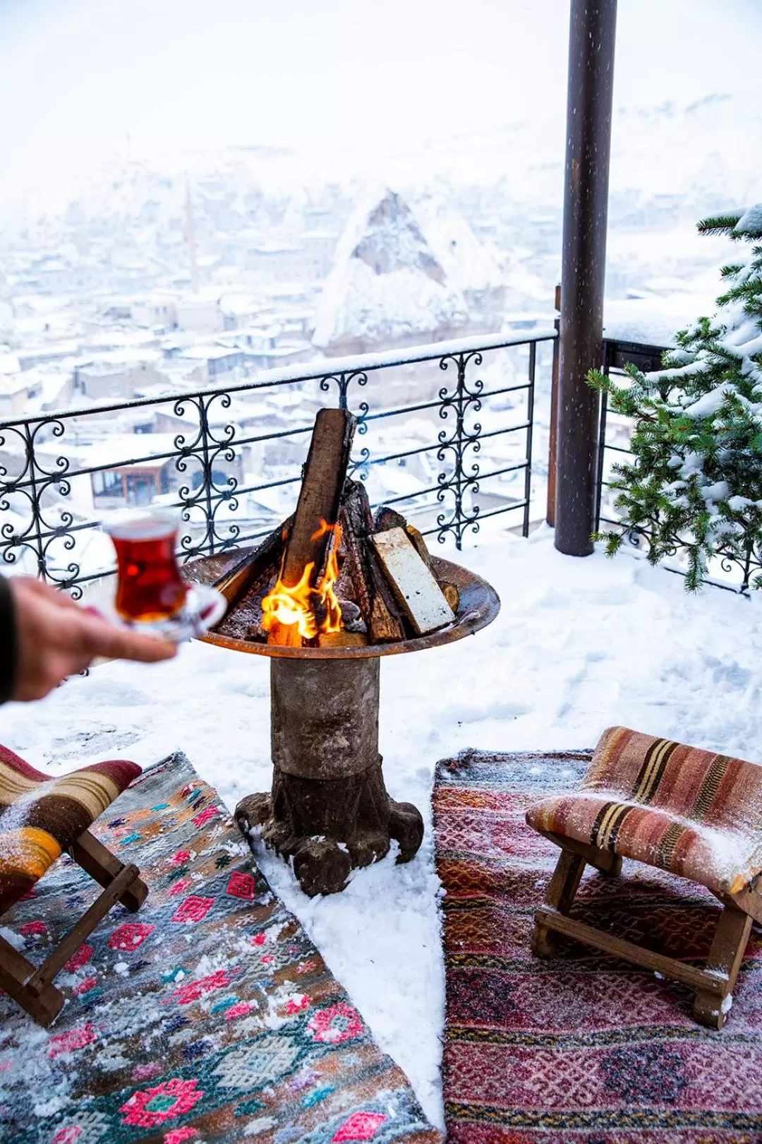 Day in Kelebek Cave Hotel