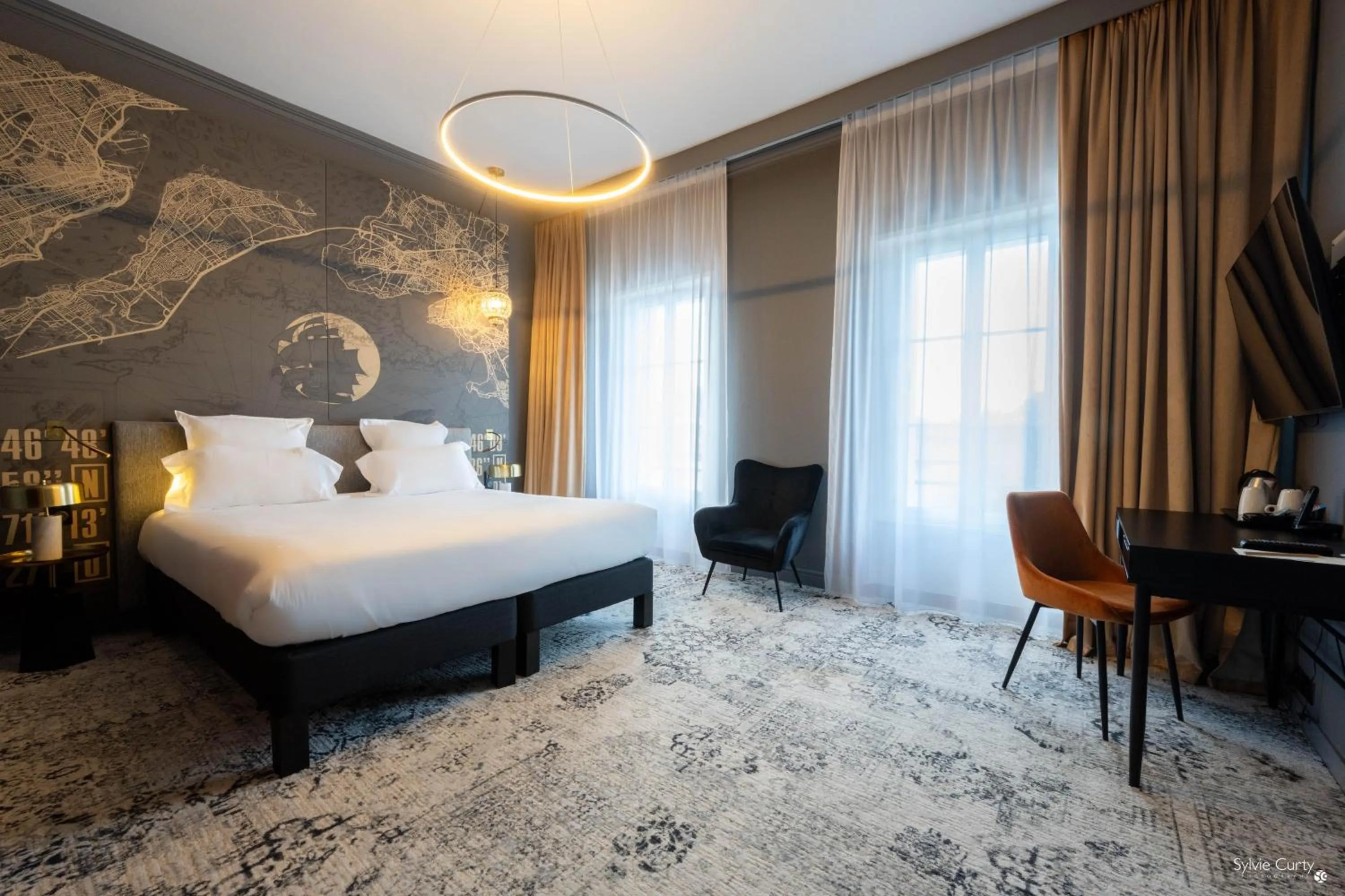 Bedroom, Bed in Le Champlain