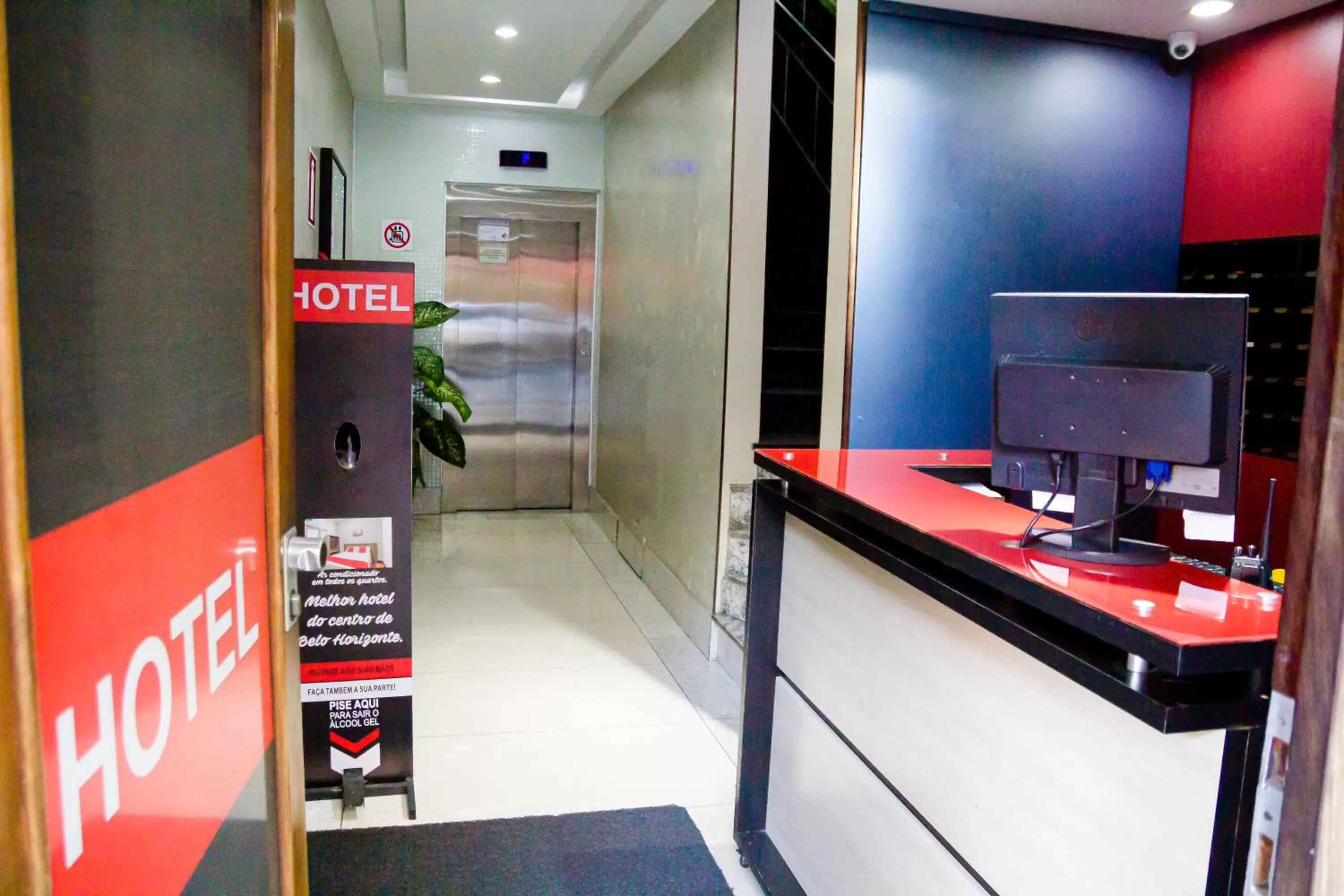 Lobby or reception in Hotel Gontijo Belo Horizonte - Próximo a Rodoviária e Praça Sete