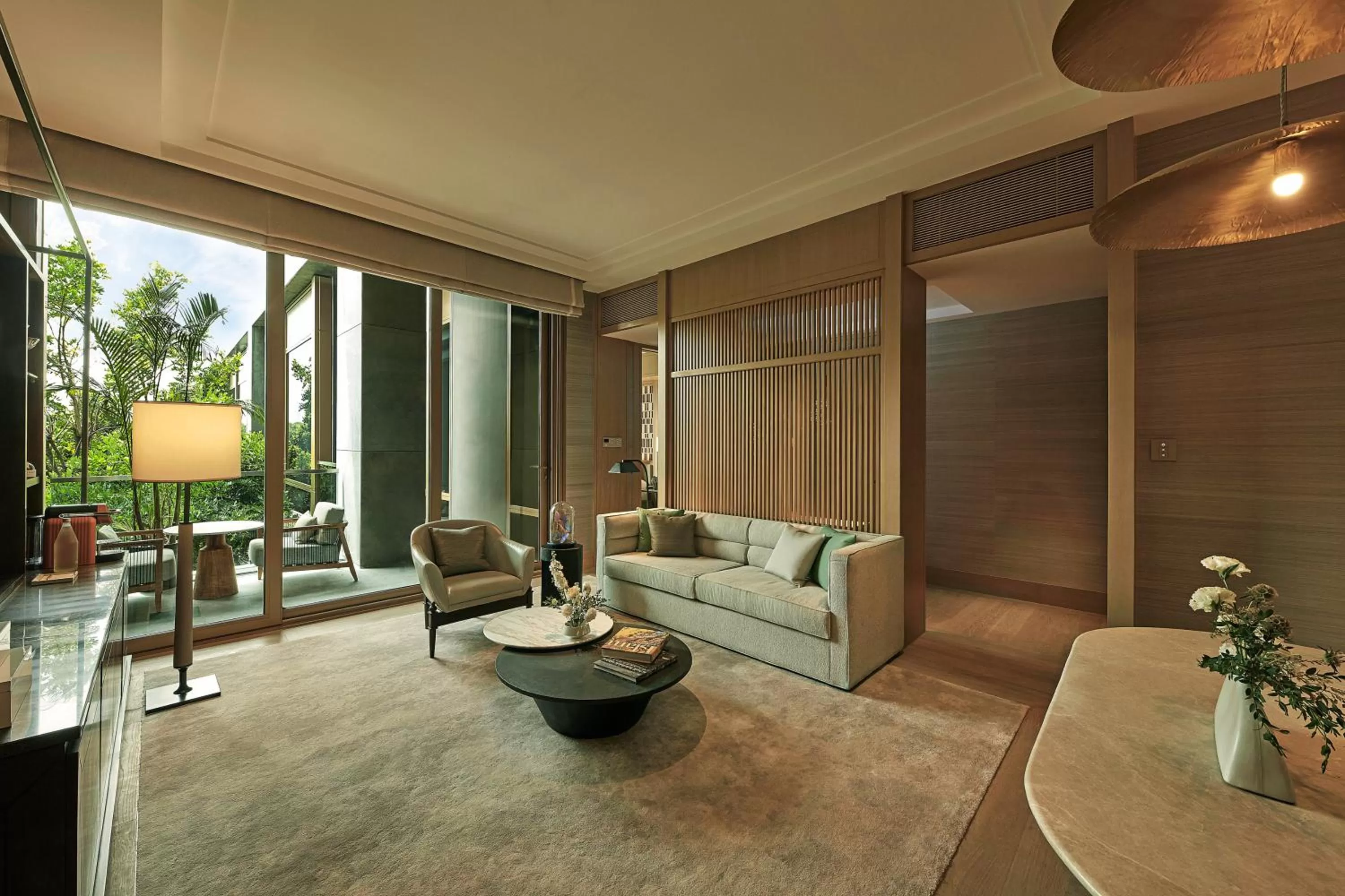 Living room in Capella Bangkok