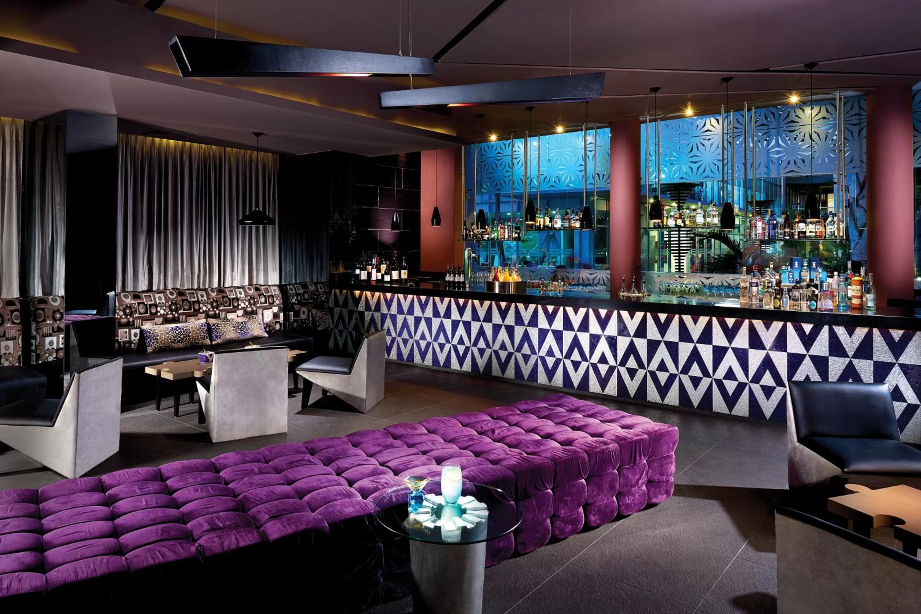 Lounge or bar in The Fives Beach Hotel & Residences - All Senses Inclusive