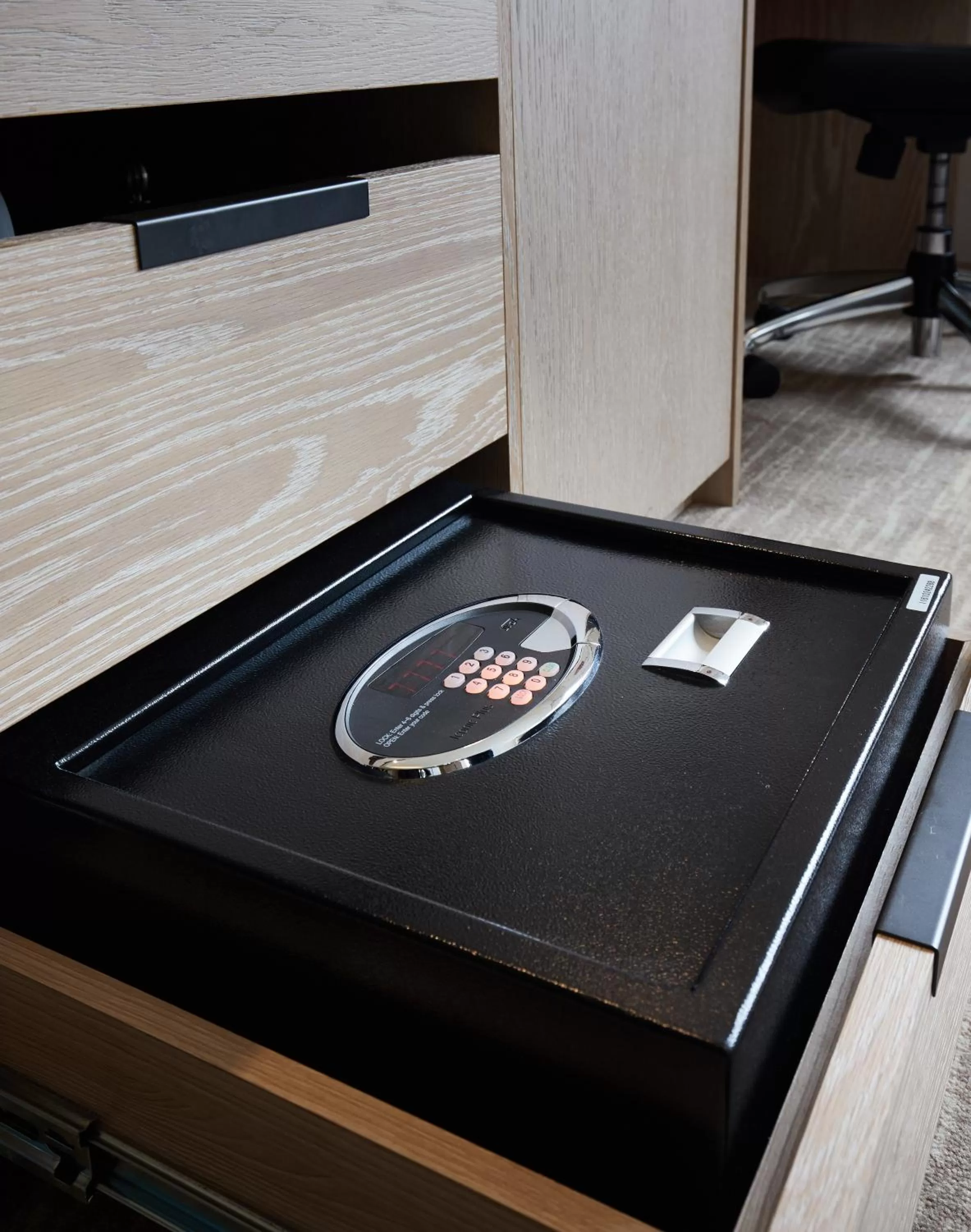 safe in K Hotel Taipei Chang-An