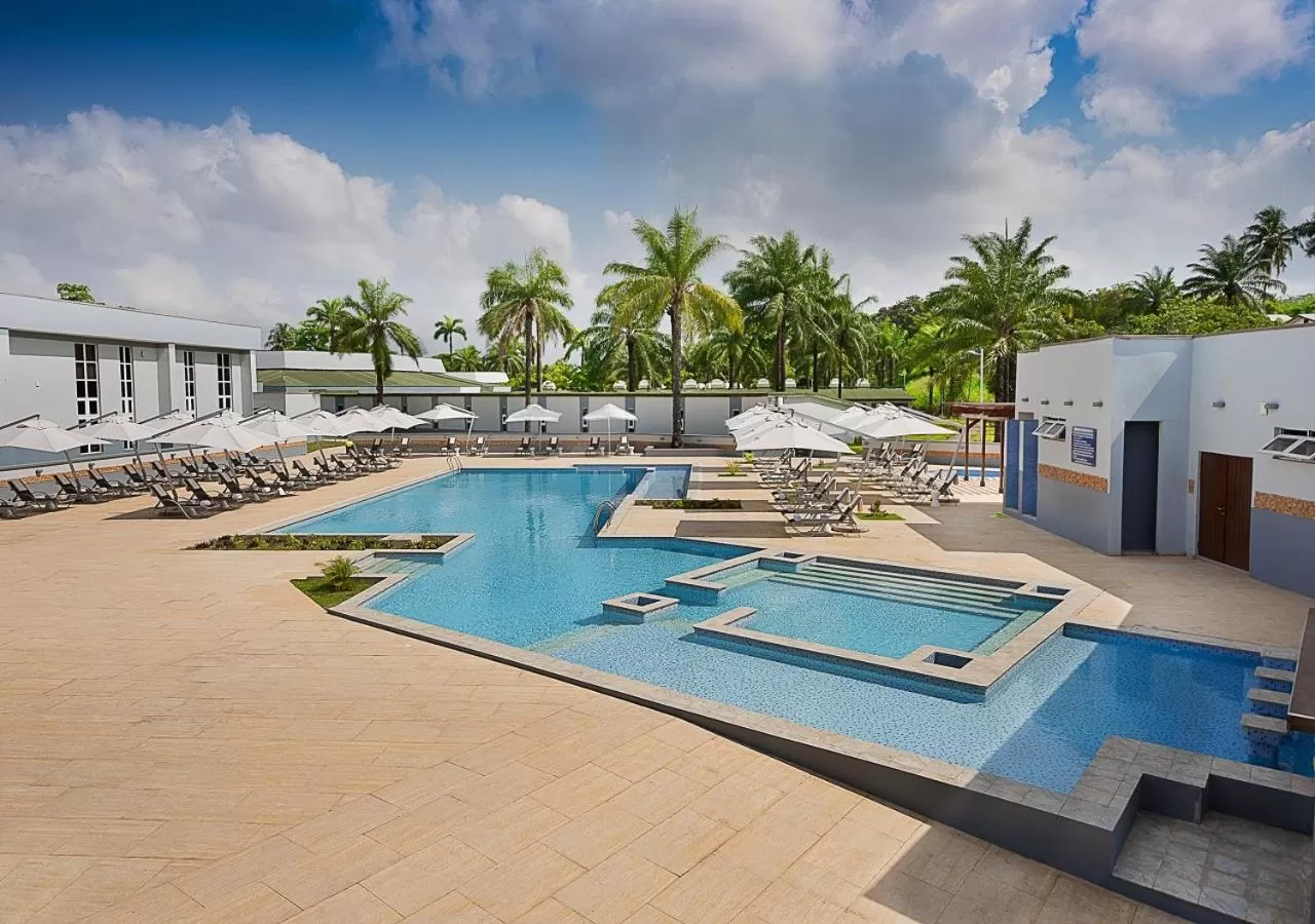 Pool view in Park Inn by Radisson Abeokuta