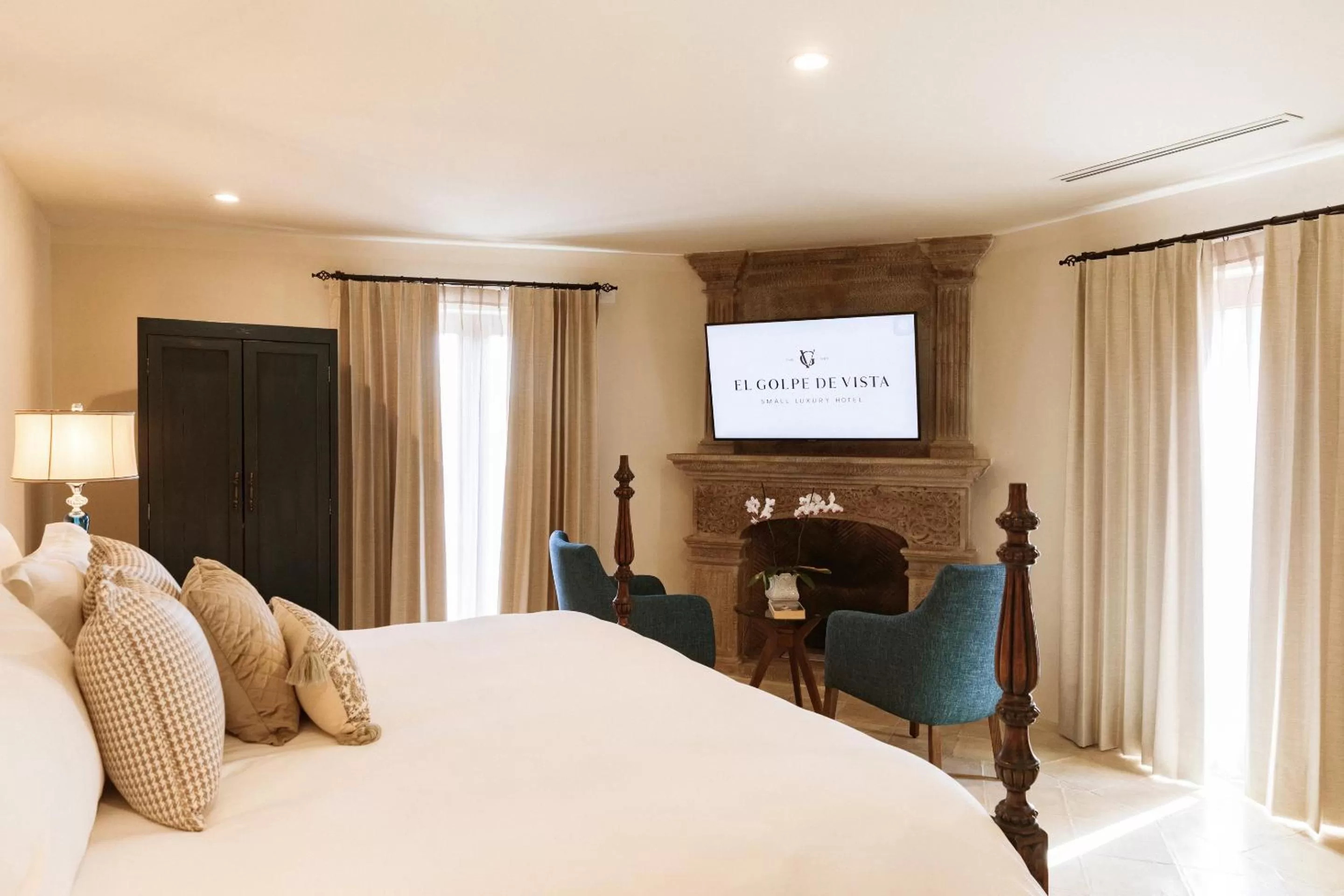 Photo of the whole room, Bed in El Golpe de Vista