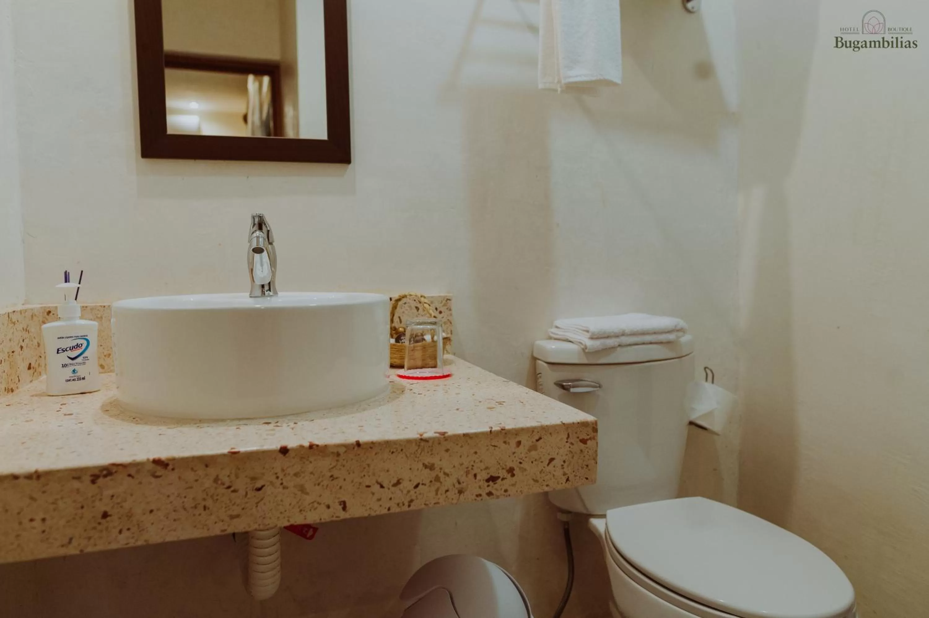 Bathroom in Hotel Boutique Bugambilias