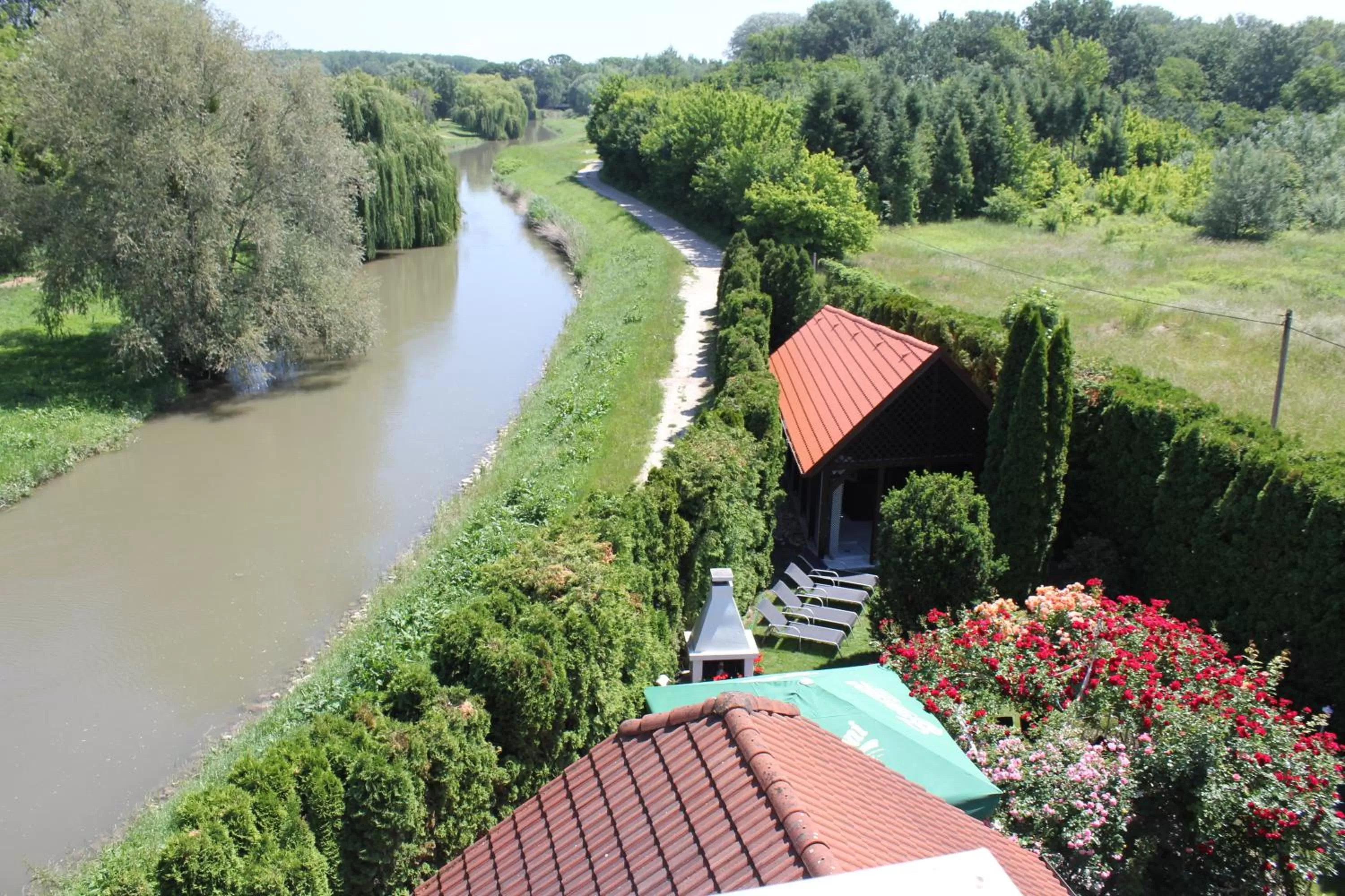 River view, Bird's-eye View in Hotel Panorama