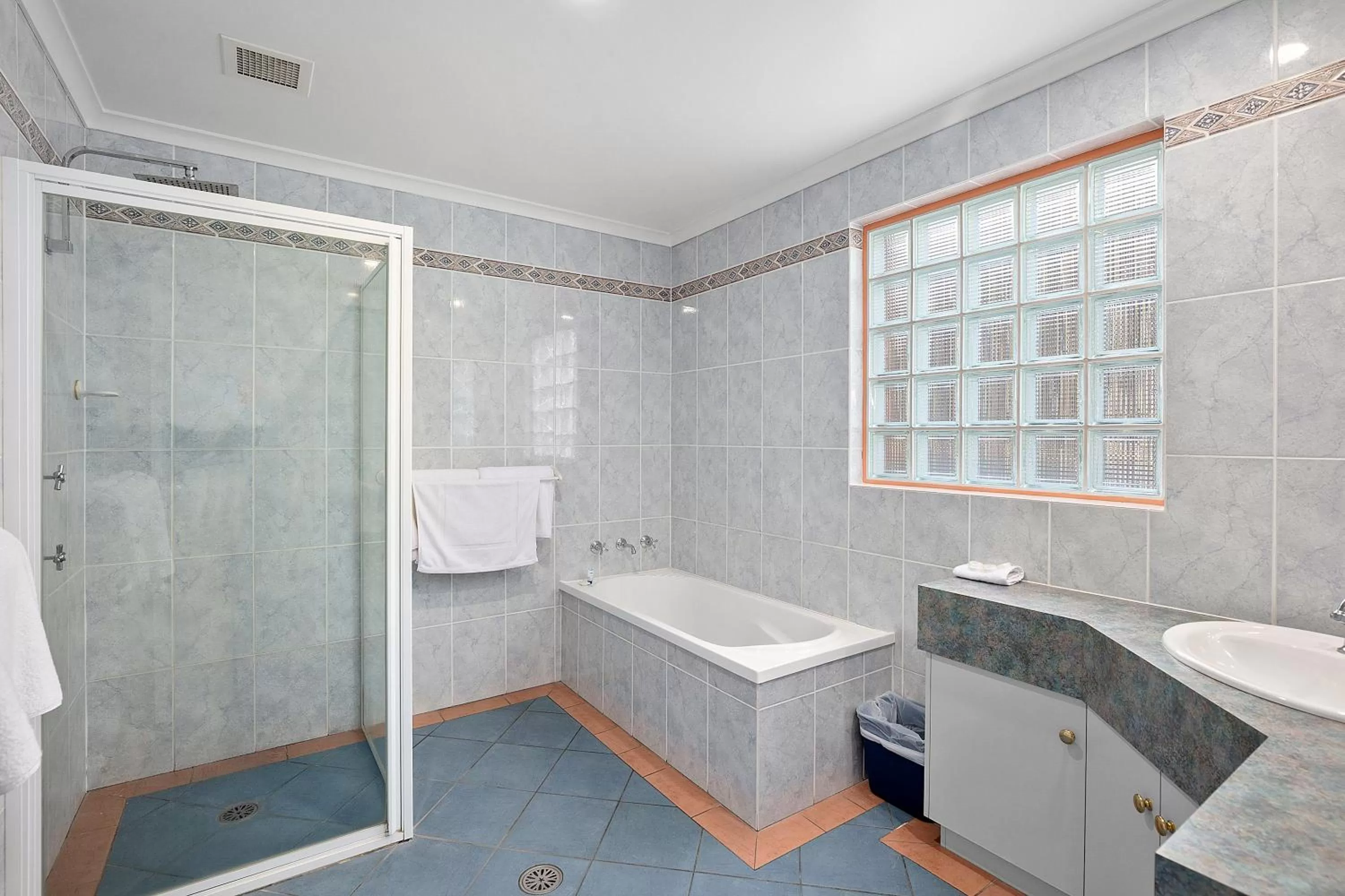 Bathroom in Thunderbird Motel Yass