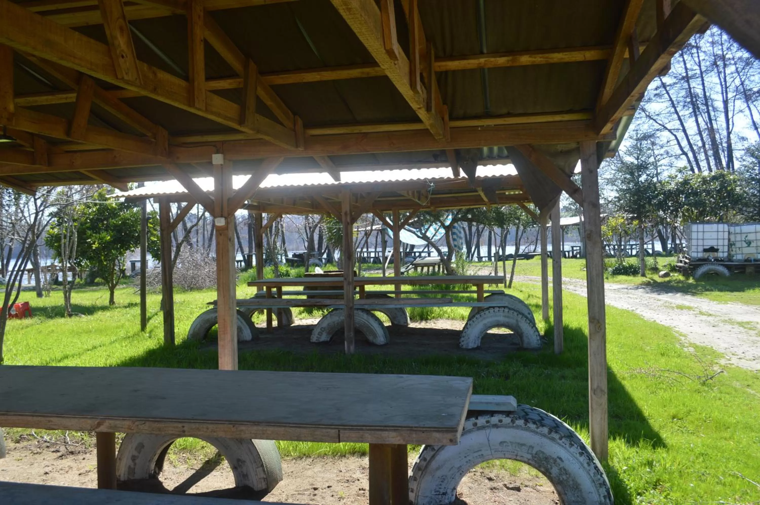 Garden in Coyunche Cabañas y Camping Laja & San Rosendo