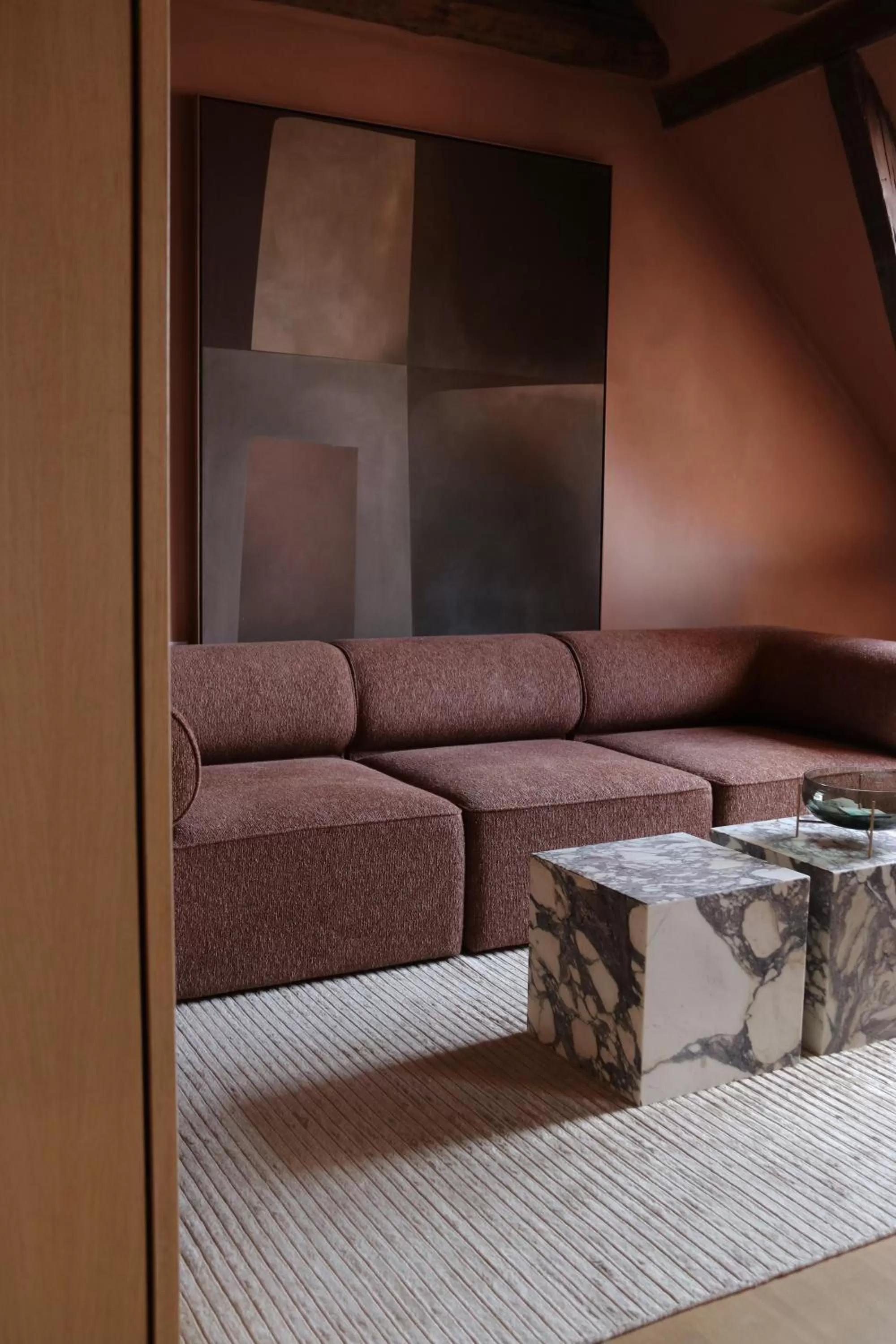 Seating area in Audo Boutique Hotel