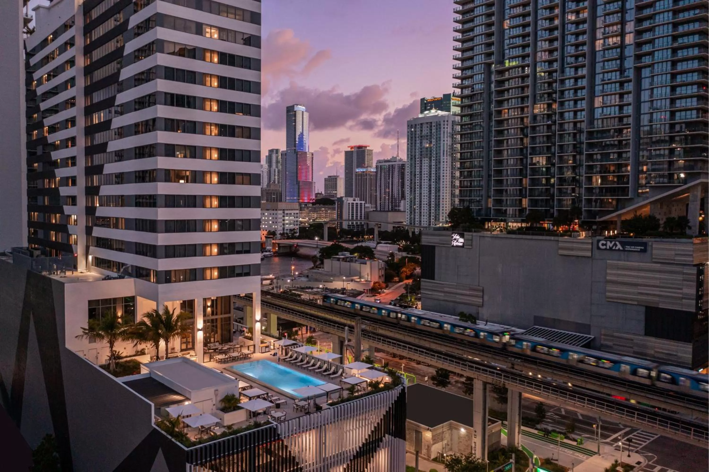 Property building in Element Miami Brickell