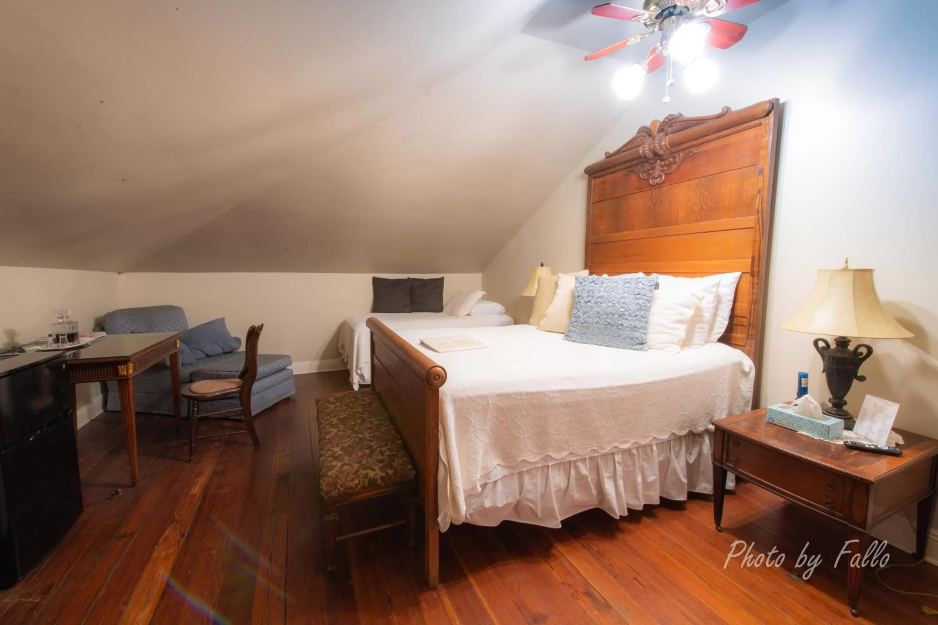 Photo of the whole room, Bed in Edgar Degas House Historic Home and Museum