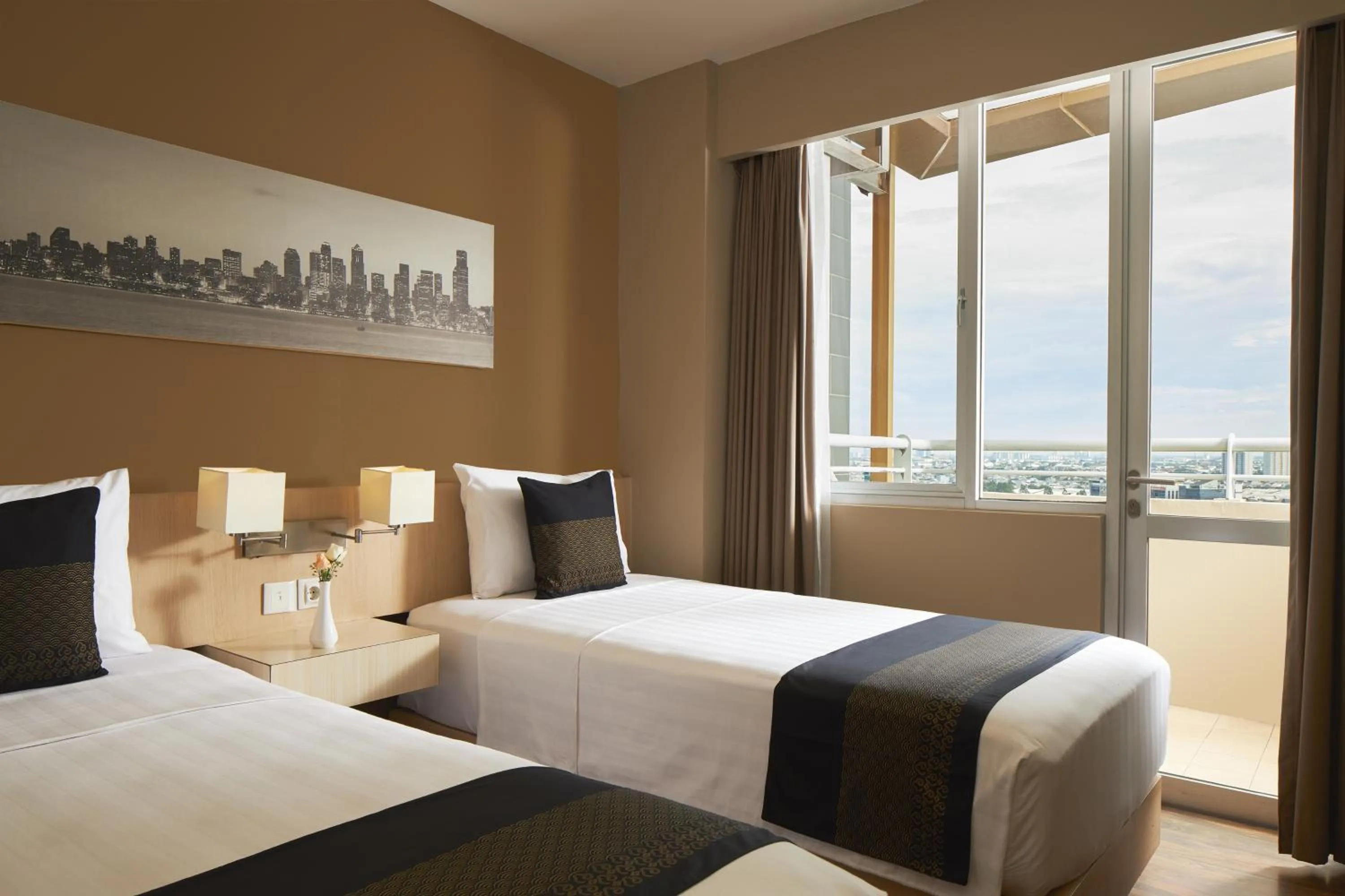 Bed in eL Hotel Jakarta