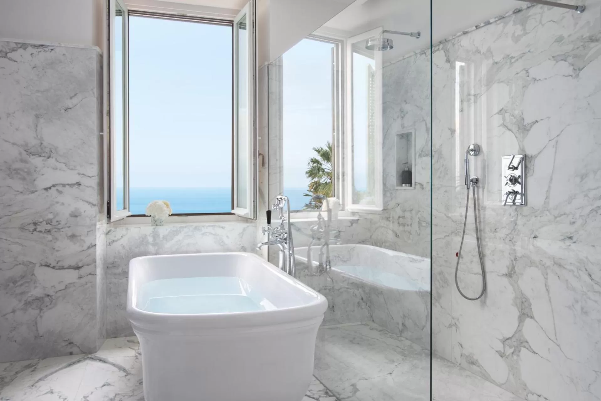 Bathroom in San Domenico Palace, Taormina, A Four Seasons Hotel