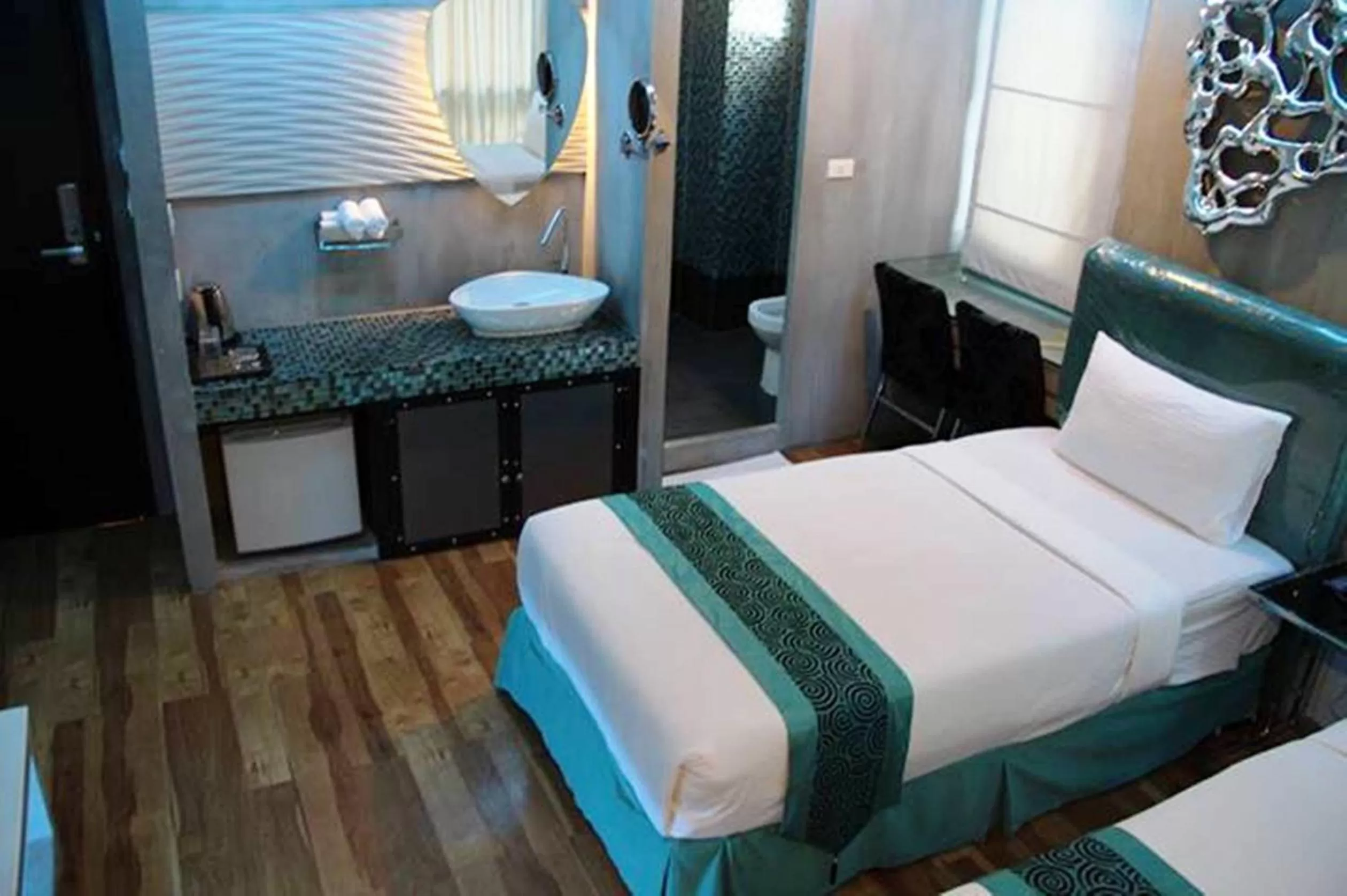 Bed in Blutique Hotel