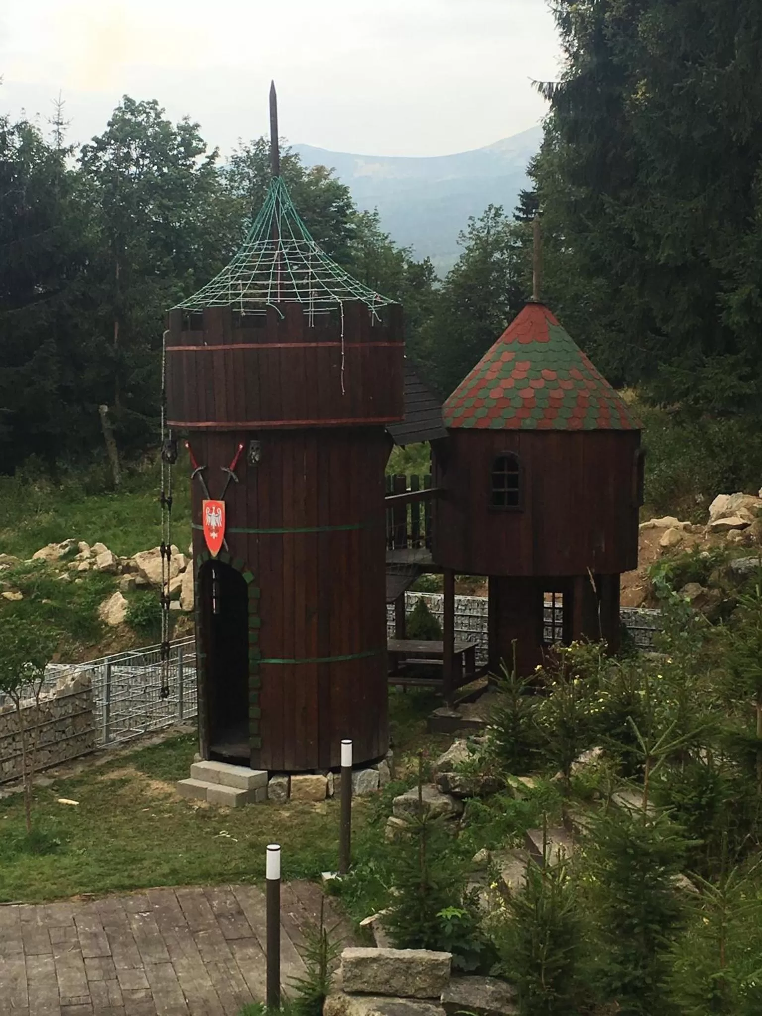 Children play ground in dask resort