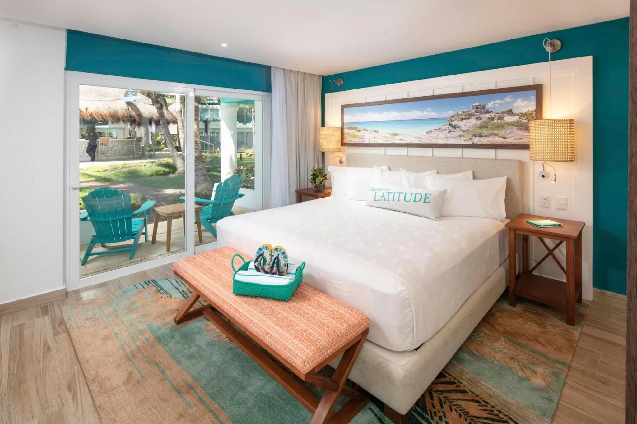 Bedroom, Bed in Margaritaville Island Reserve Riviera Cancún - A Karisma All-Inclusive Experience for All