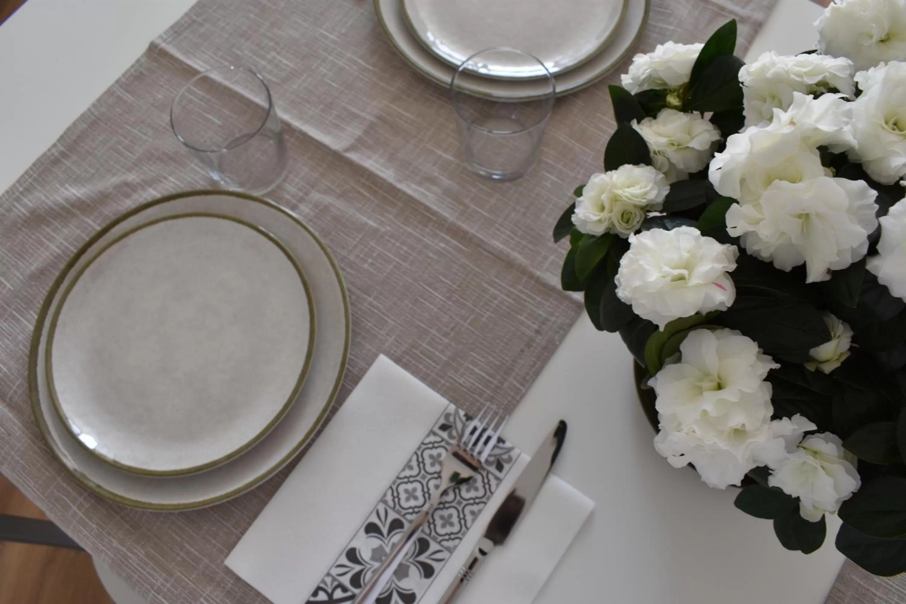 Dining area in Aldeia Bianca Village