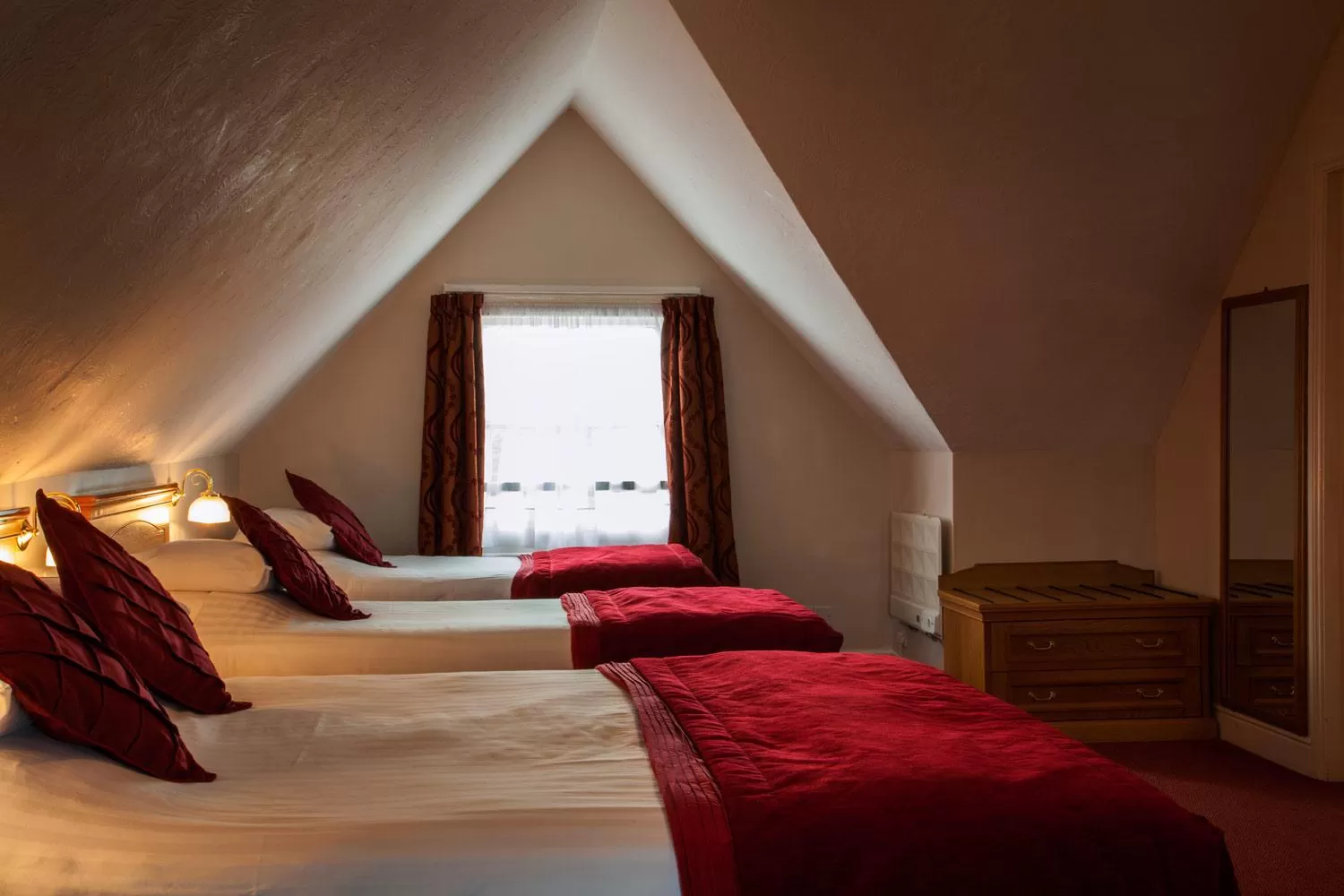 Bed in Royal Exeter Hotel