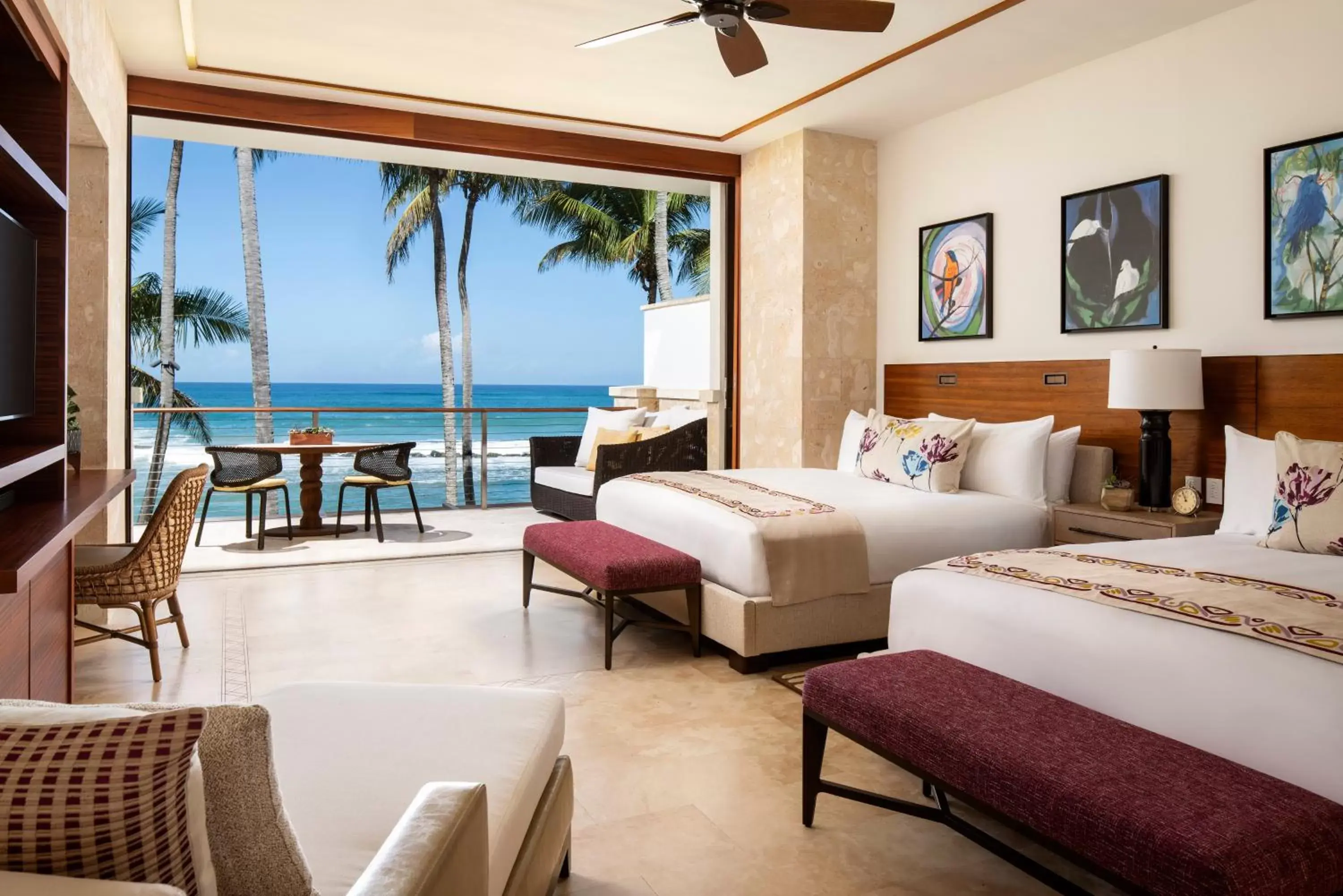King Room with Two King Beds - Beachfront in Dorado Beach, a Ritz-Carlton Reserve King Room with Two King Beds - Beachfront in Dorado Beach, a Ritz-Carlton Reserve
