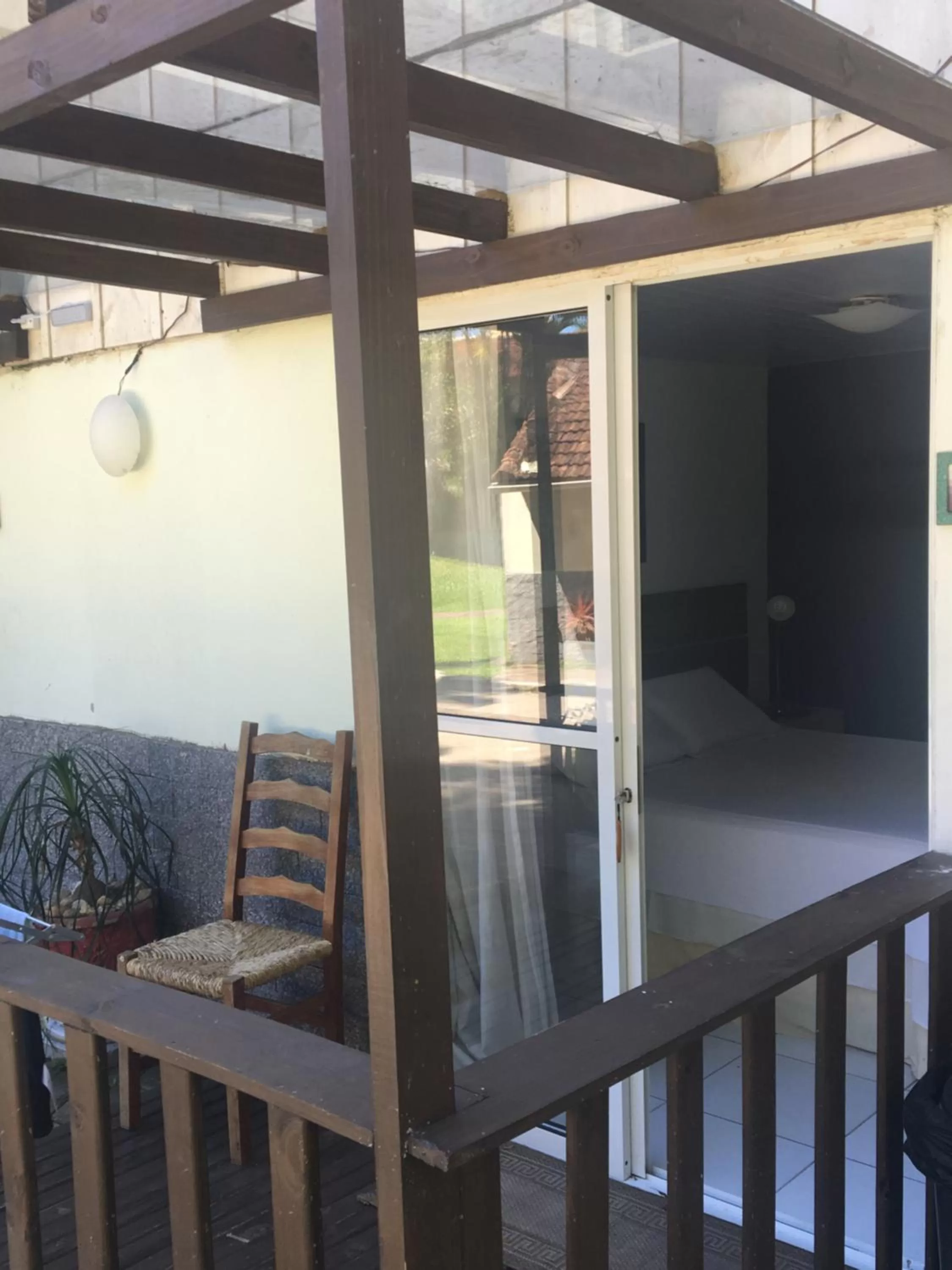 Balcony/Terrace in Pousada Jardim Da Lagoa