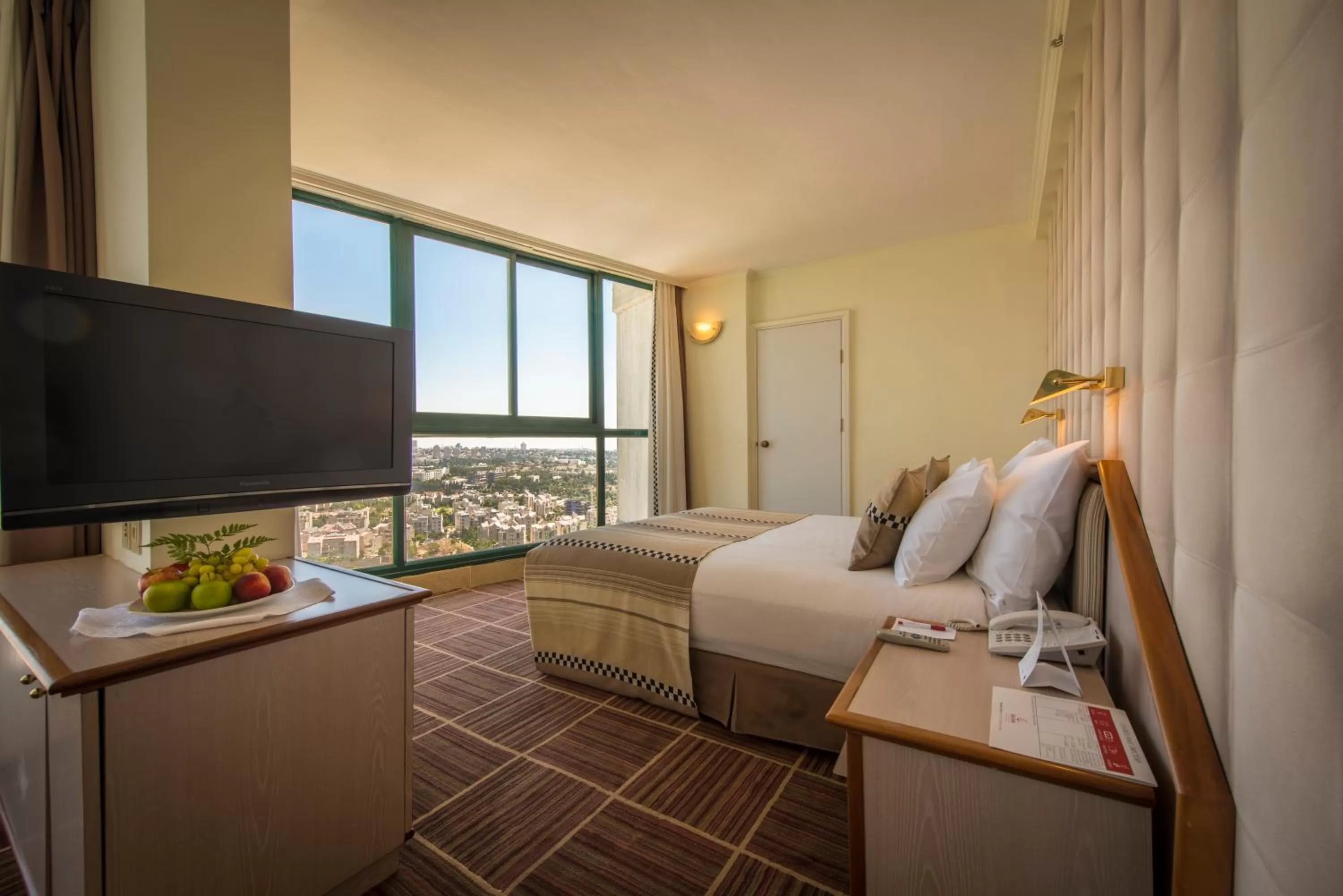 Bed in Shalom Jerusalem Hotel