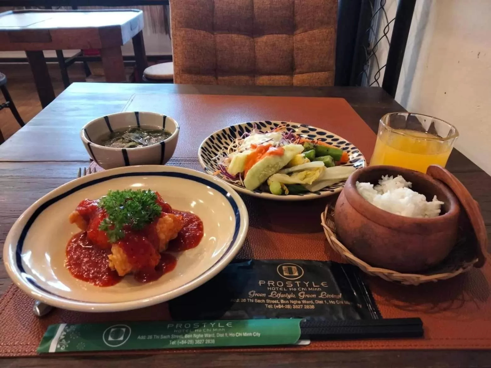 Restaurant/places to eat in Prostyle Hotel Ho Chi Minh プロスタイルホテルホーチミン