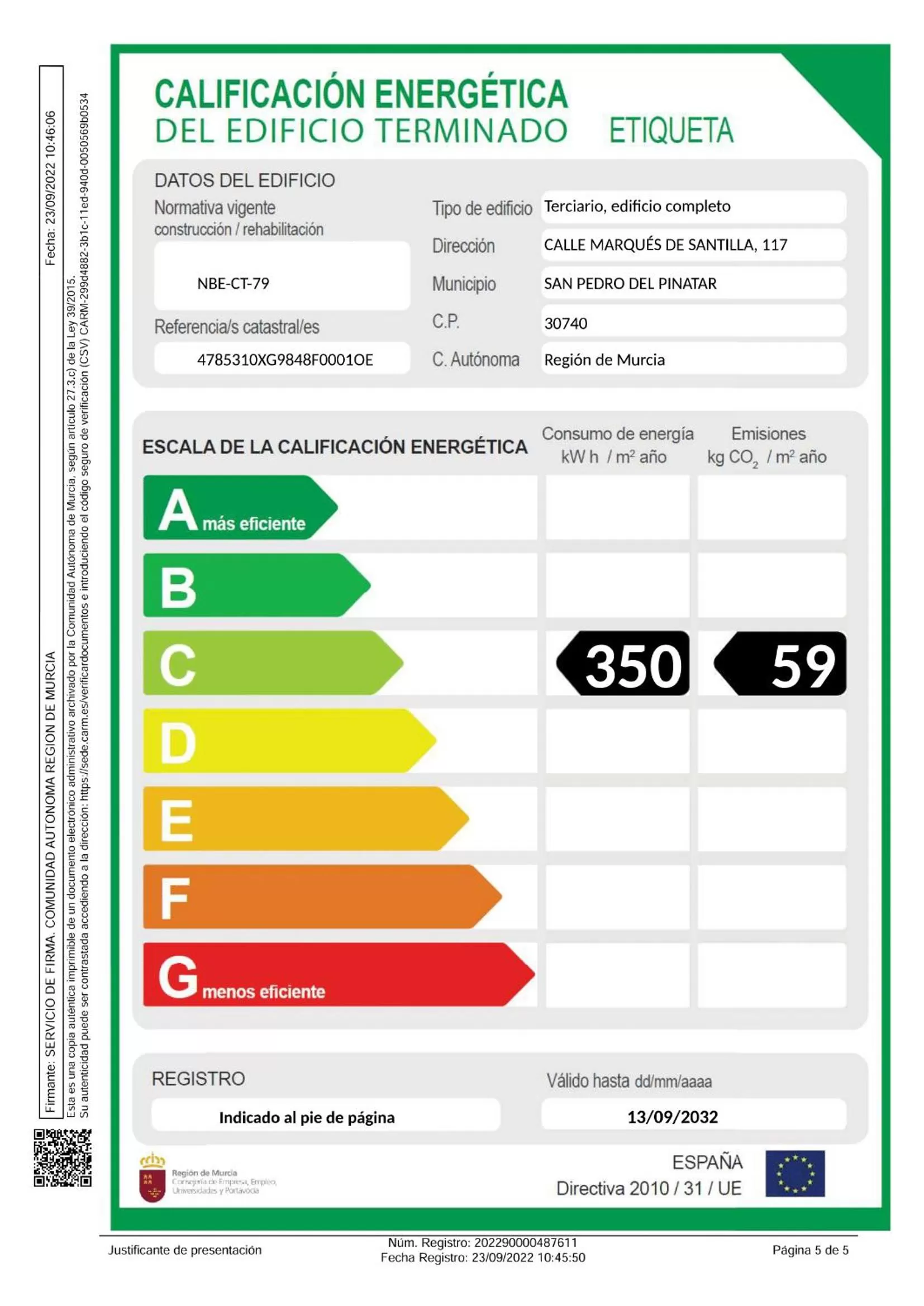 Floor Plan in Hotel Arce