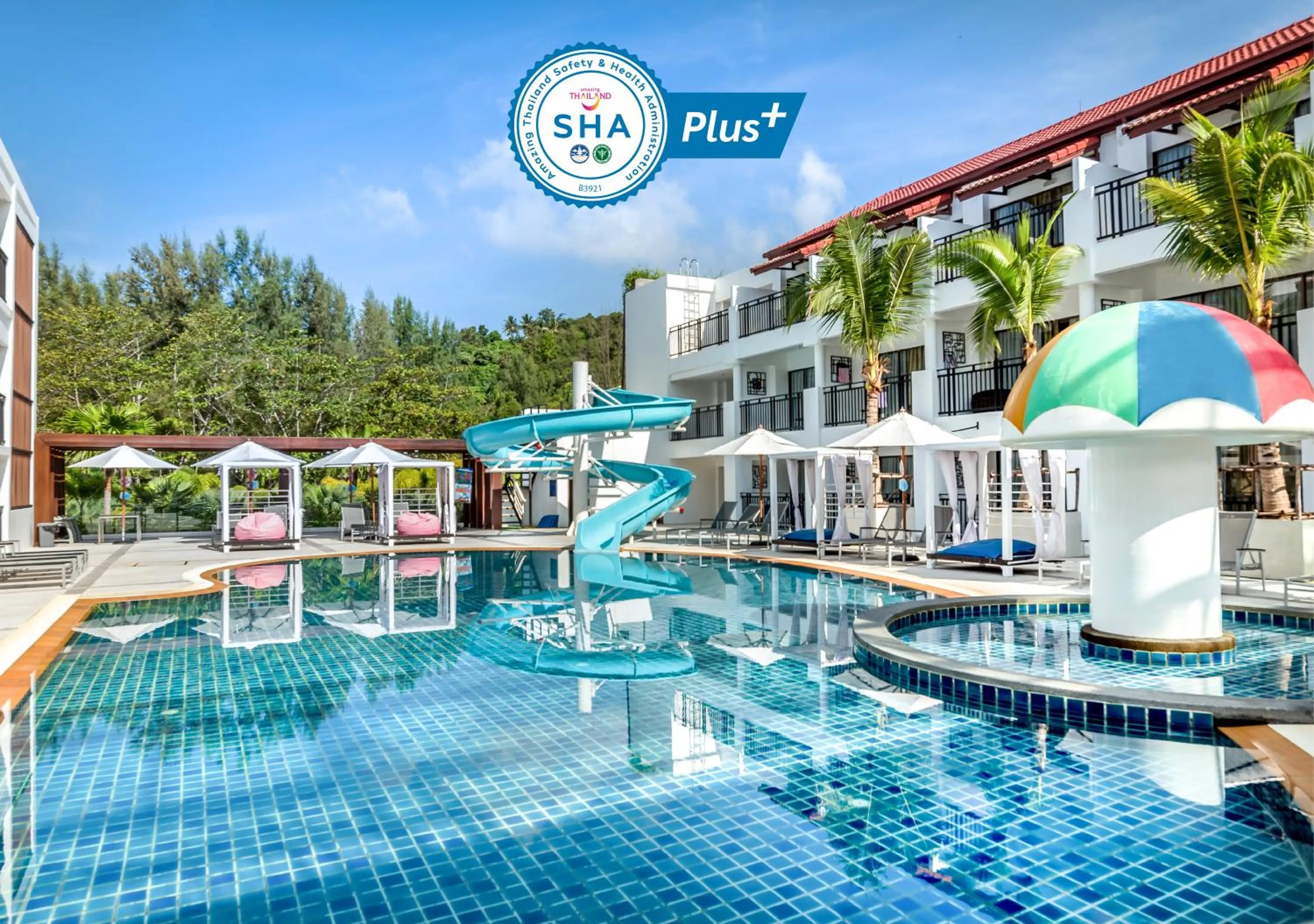 Balcony/Terrace, Swimming Pool in Destination Resorts Phuket Karon Beach - SHA Extra Plus