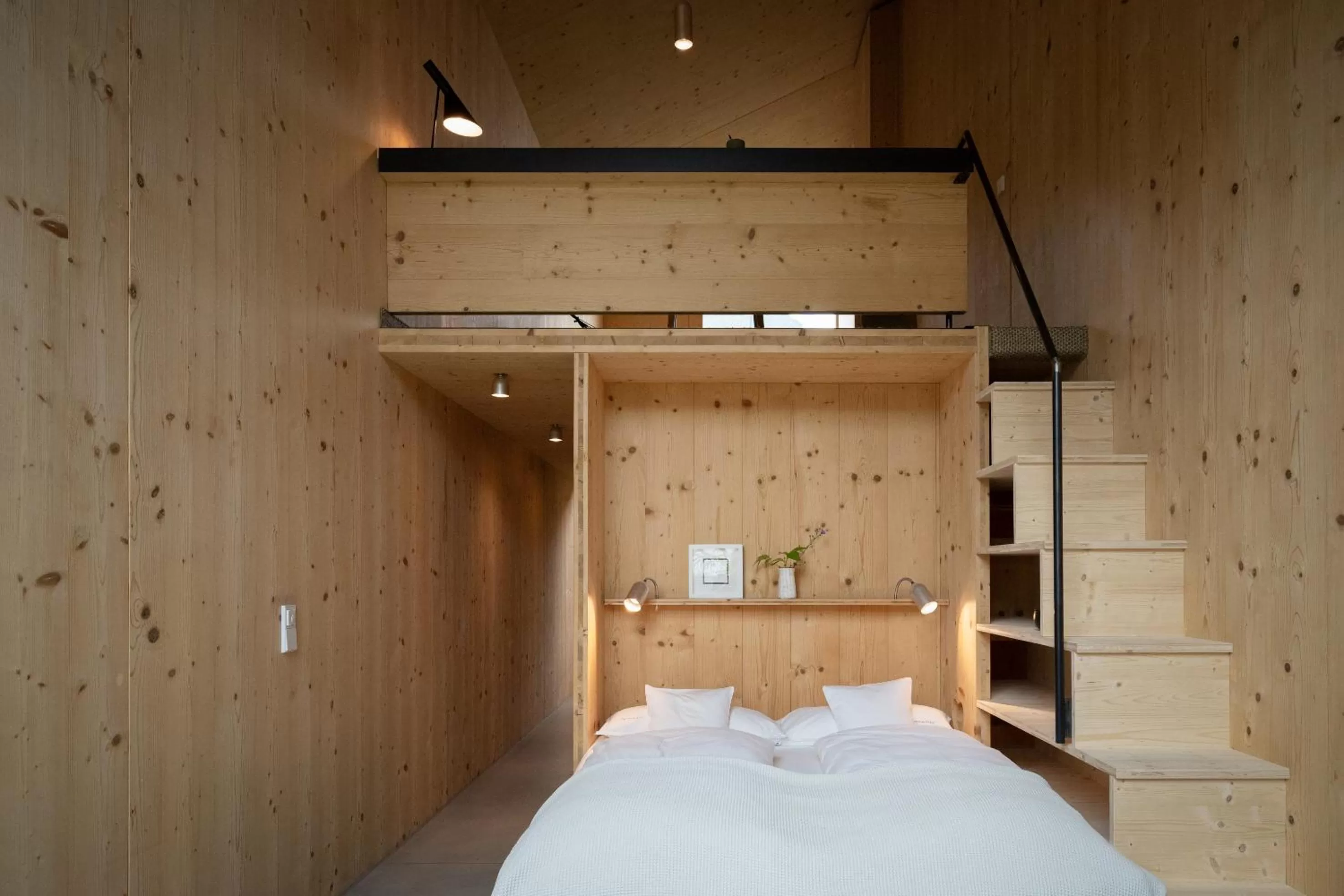 Bed in quartier - über Nacht in besonderer Architektur