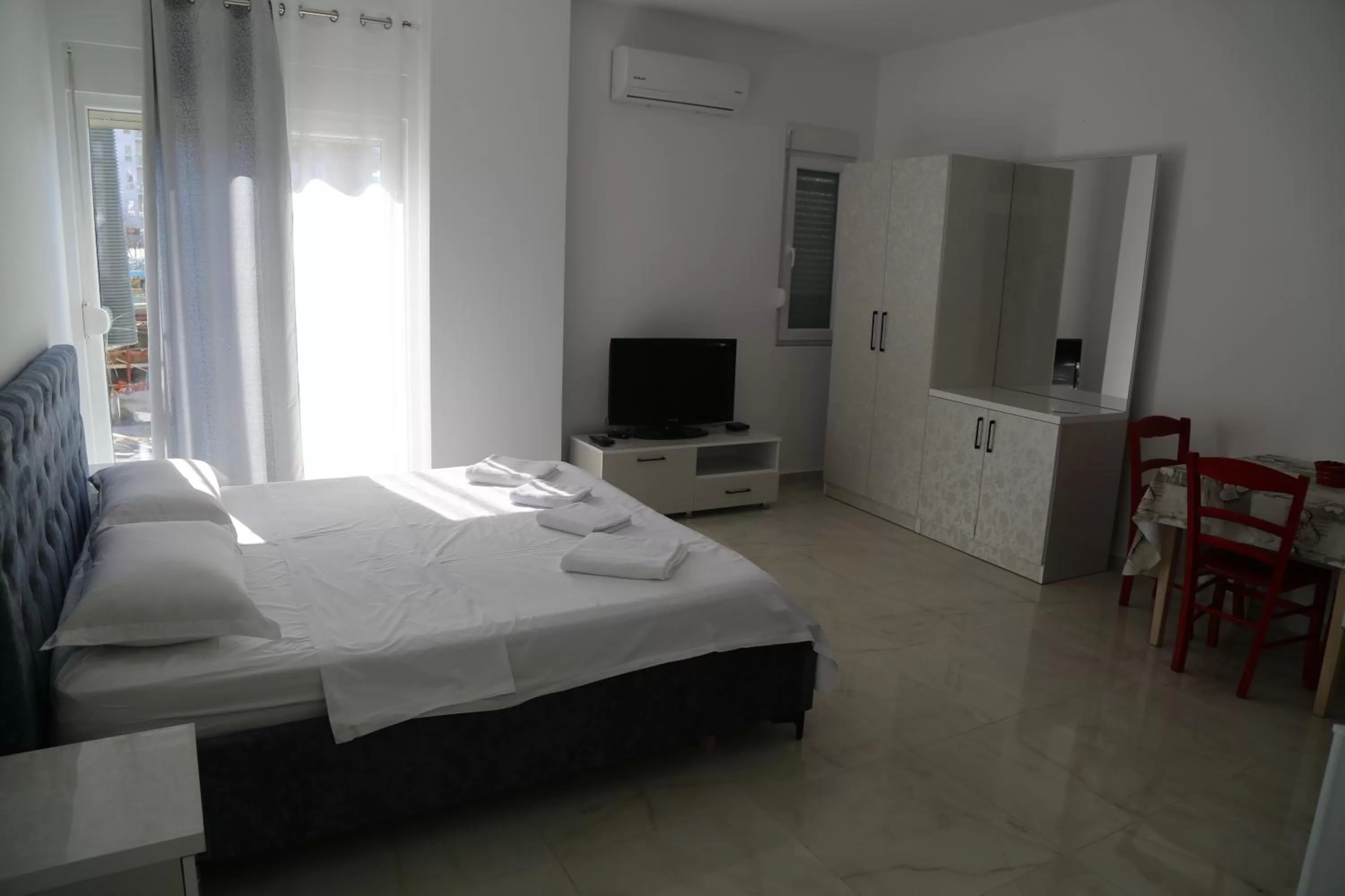 Bed in Anchor Apartments