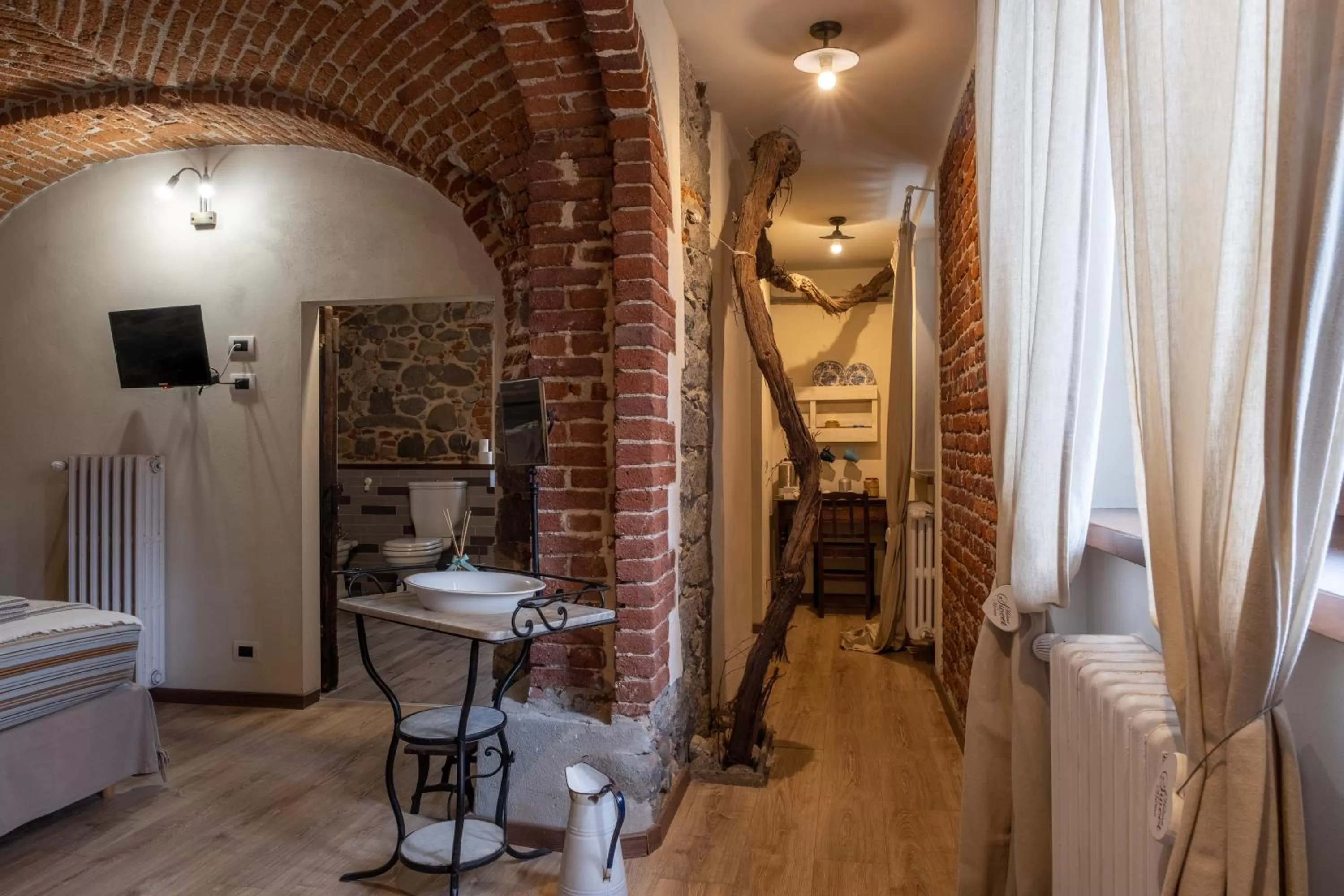 Bedroom, Bed in B&b Il Cortile