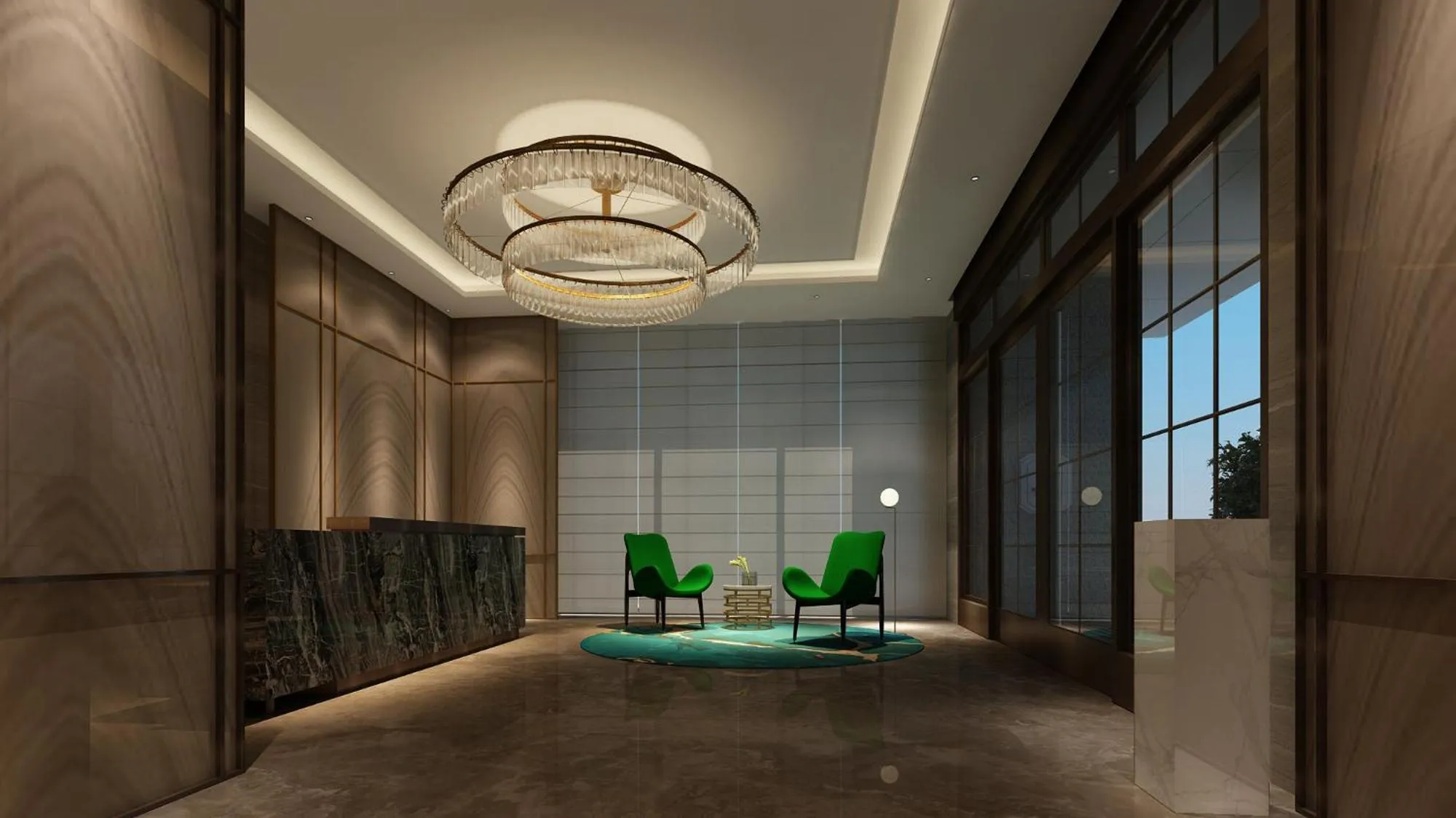 Seating area in Buddy Hotel-Free Shuttle to Canton Fair Complex during Canton Fair Period