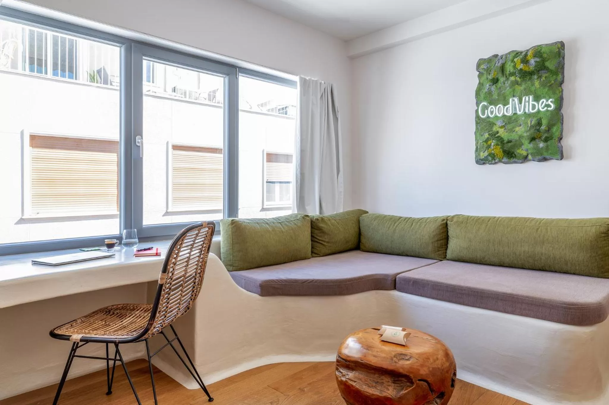 Living room in LOFUS Bio-Suites