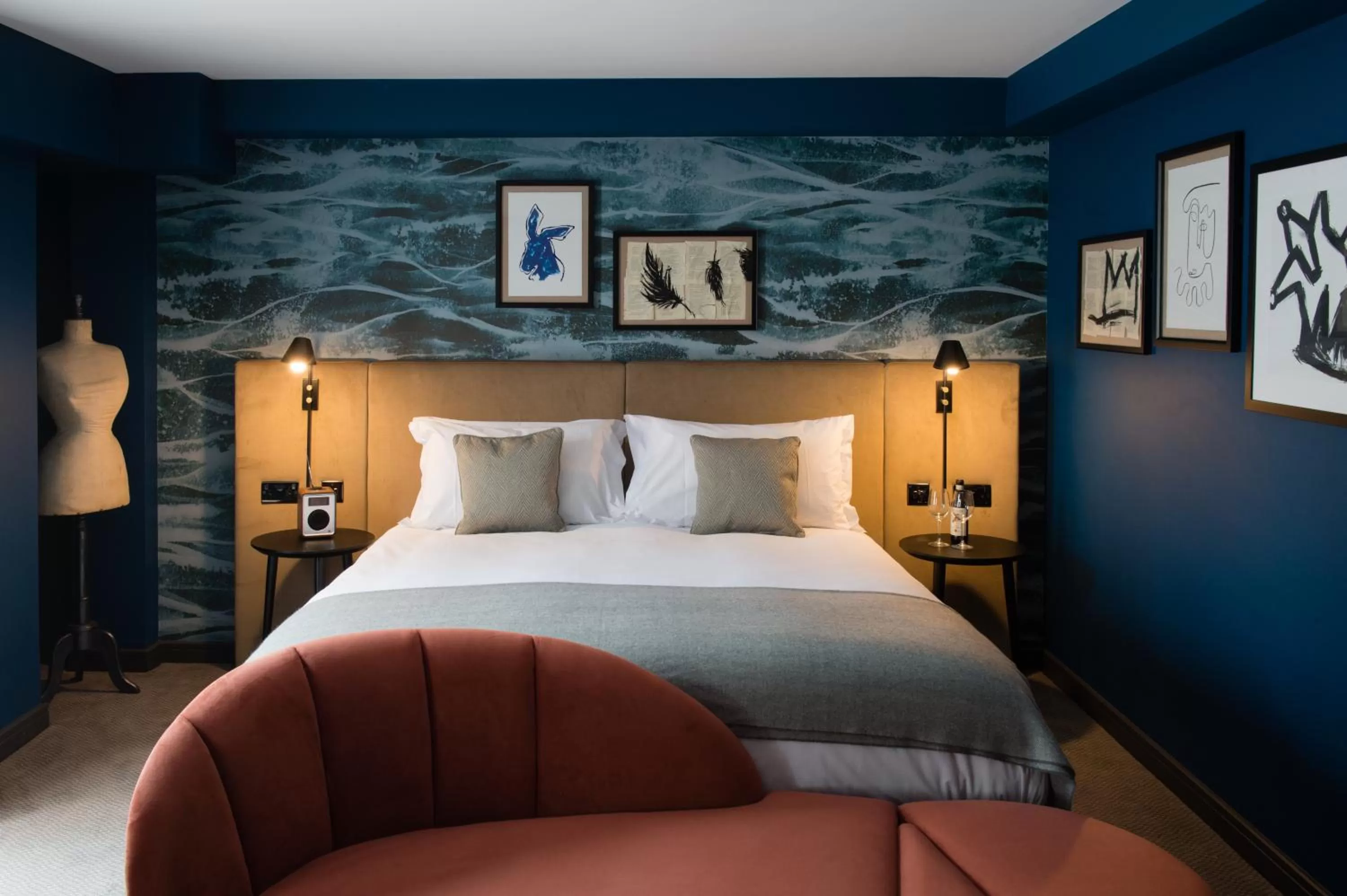 Bedroom, Bed in Hotel Du Vin Stratford