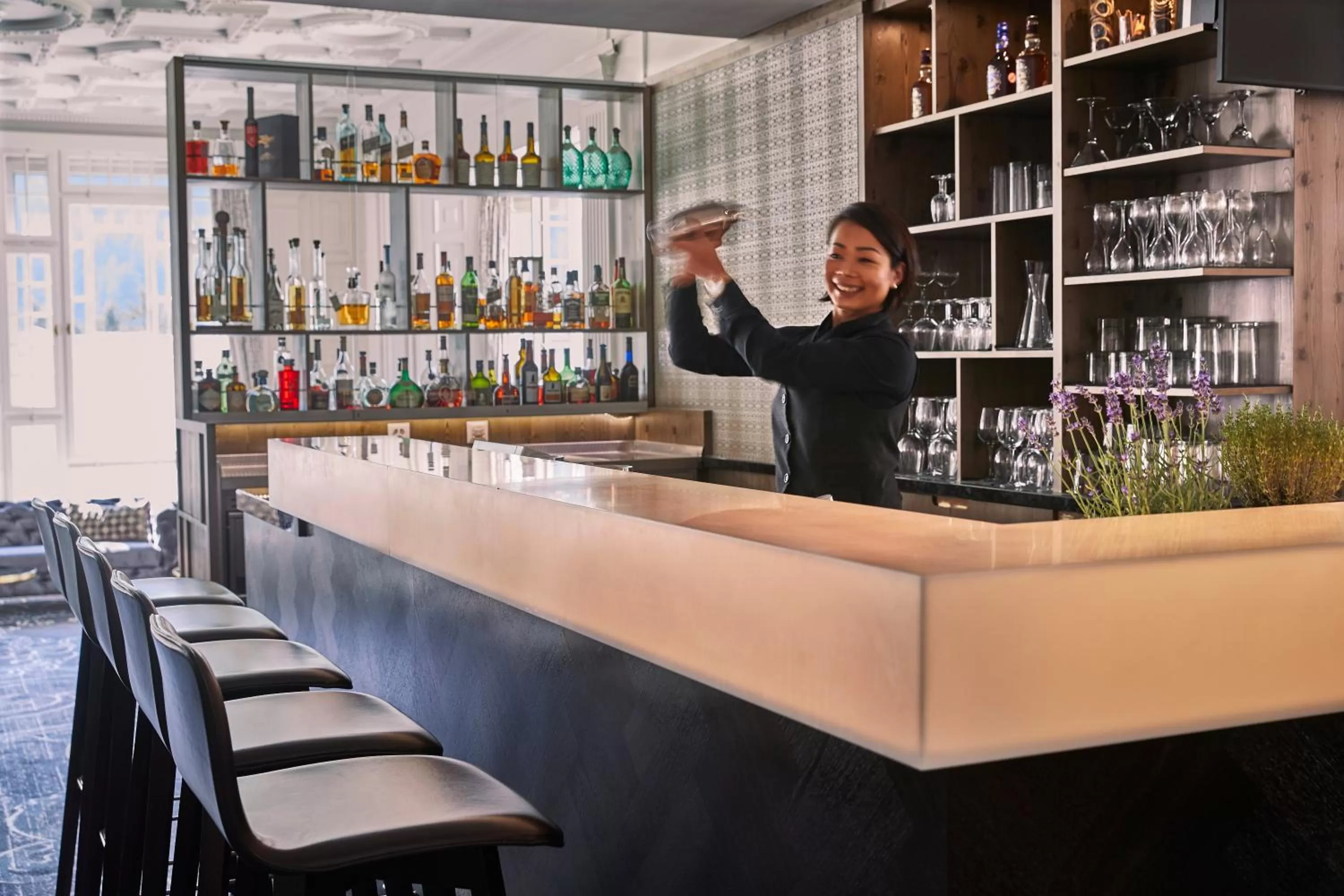 Lounge or bar in Steigenberger Icon Grandhotel Belvédère