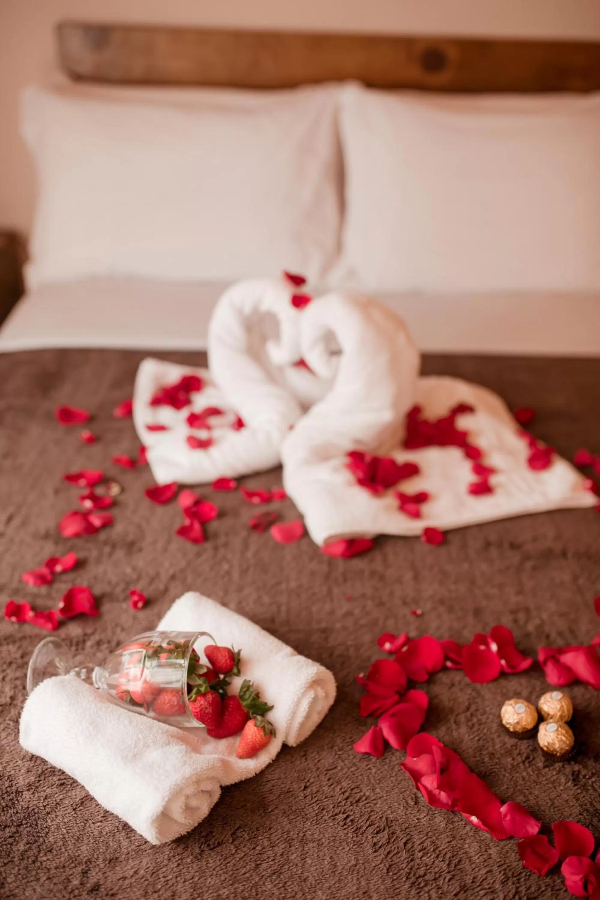 Bed in Pousada Charm Canela