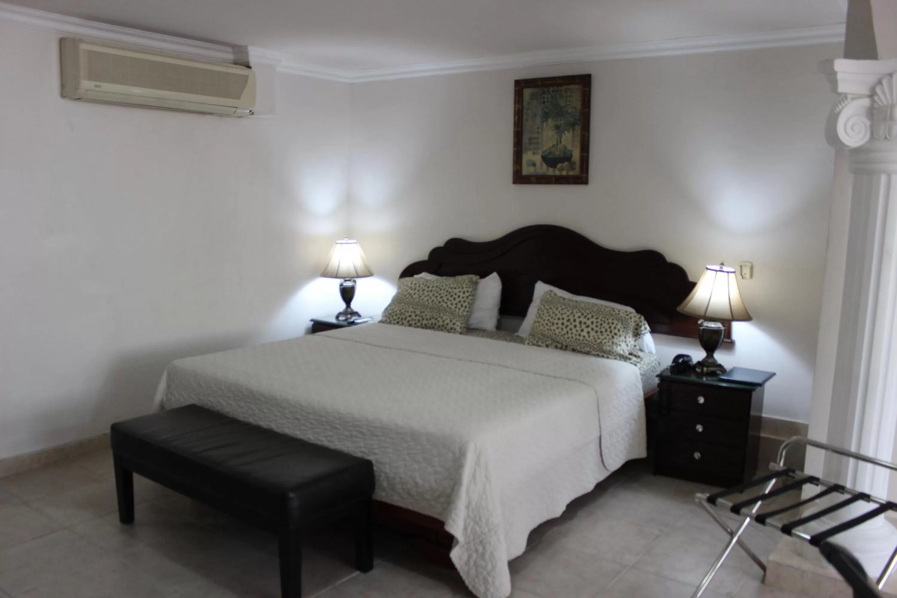 Bed in Hotel Parador