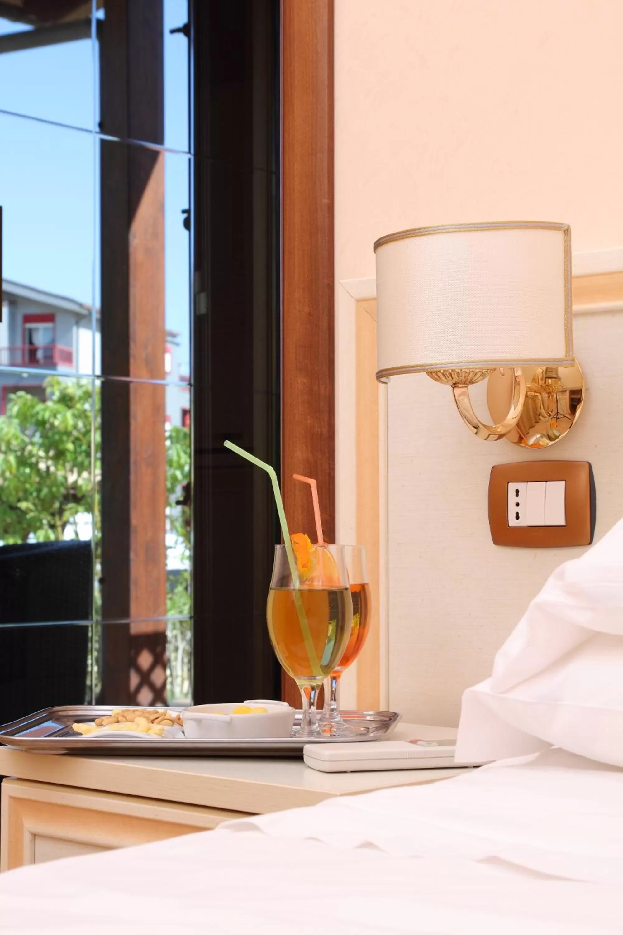 Bed in Hotel Costazzurra Museum & Spa