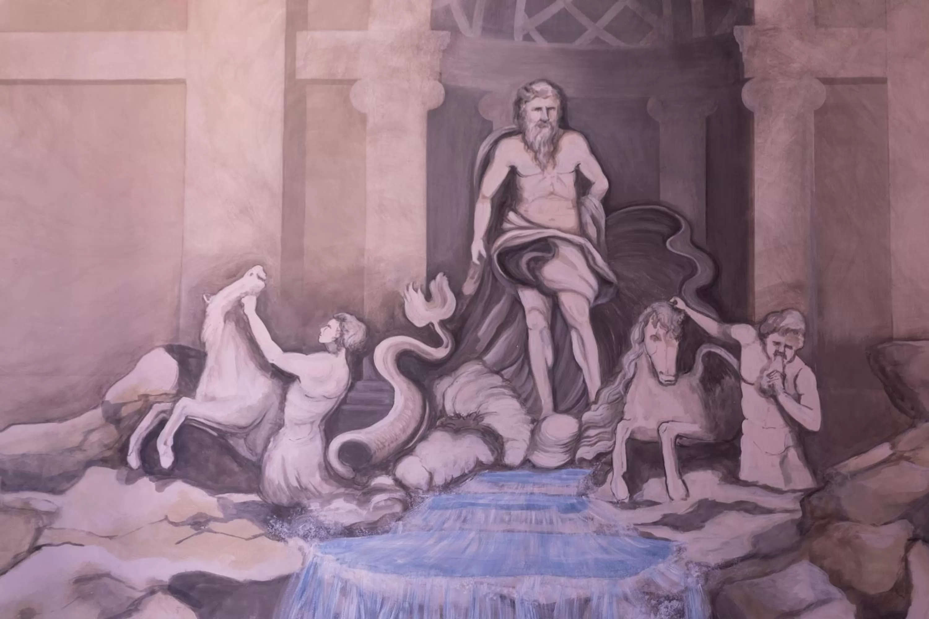 Decorative detail in Suites Trastevere