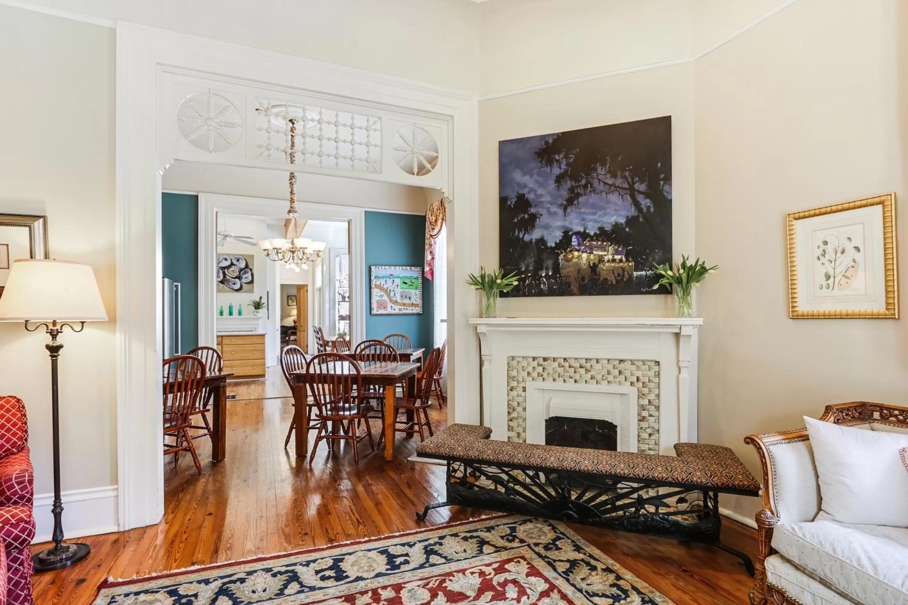 Living room in Maison Perrier Bed & Breakfast