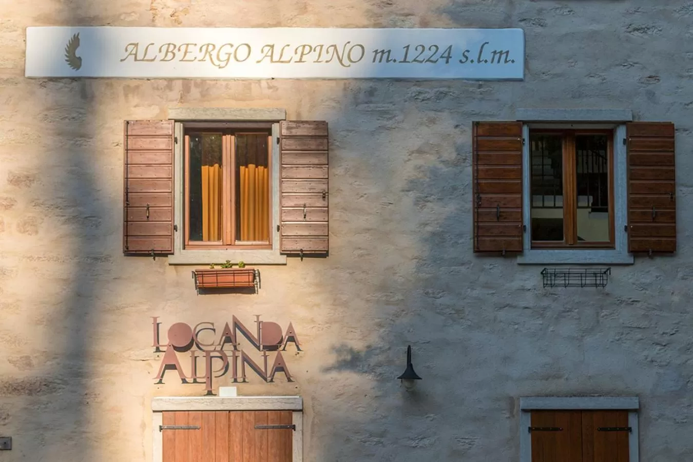 Property building, Property Logo/Sign in Locanda Alpina