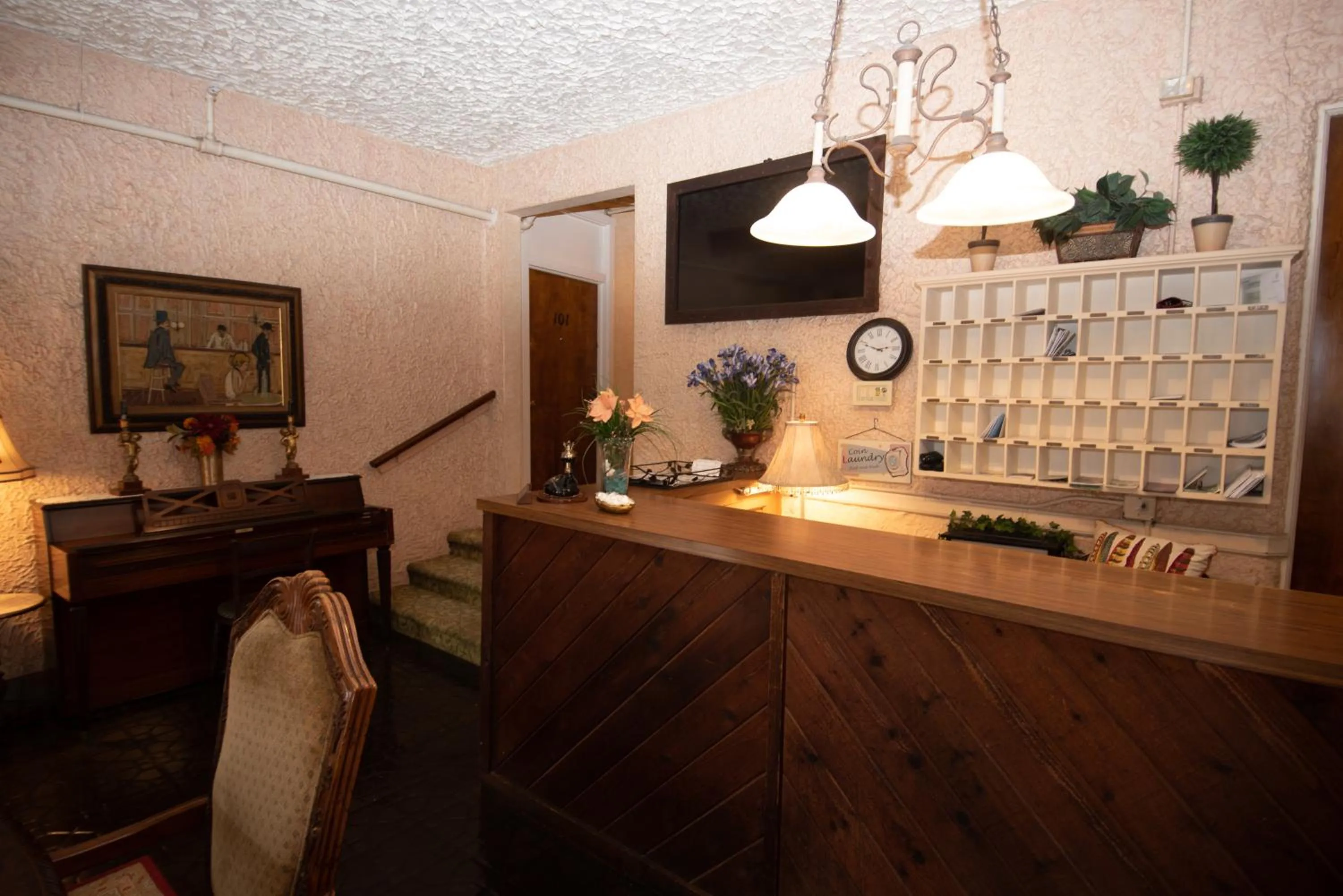 Lobby or reception in Hotel Evernia