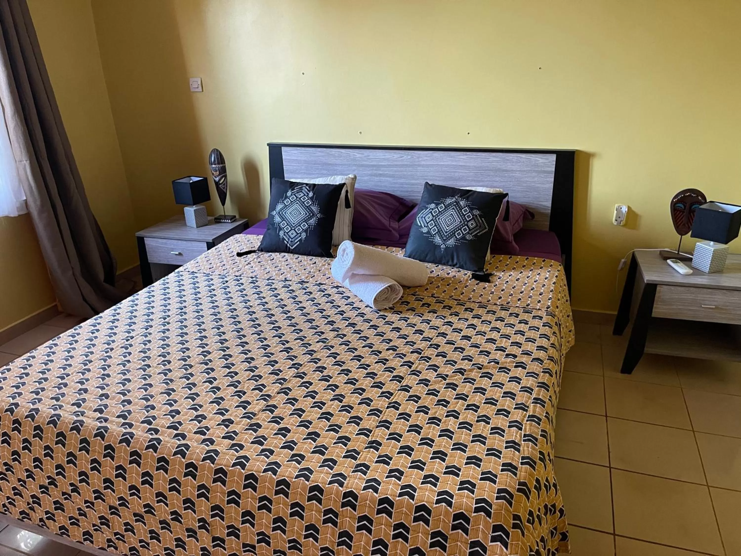 Bed in Le Passamainty Lodge