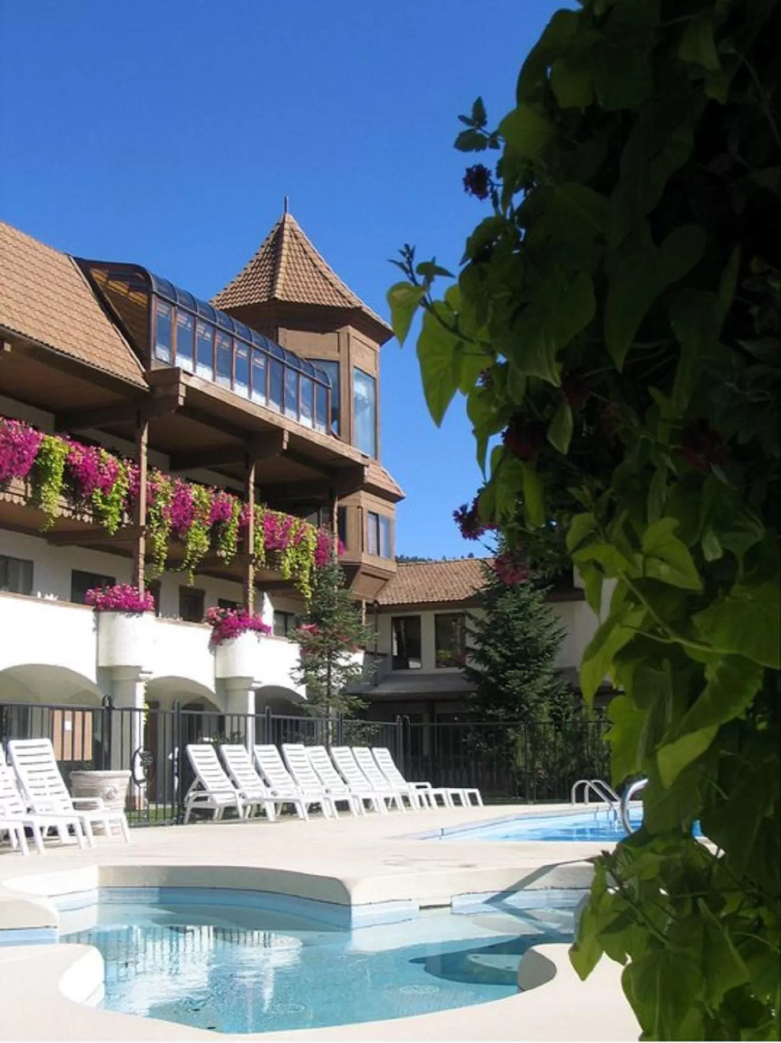 Swimming pool in Enzian Inn