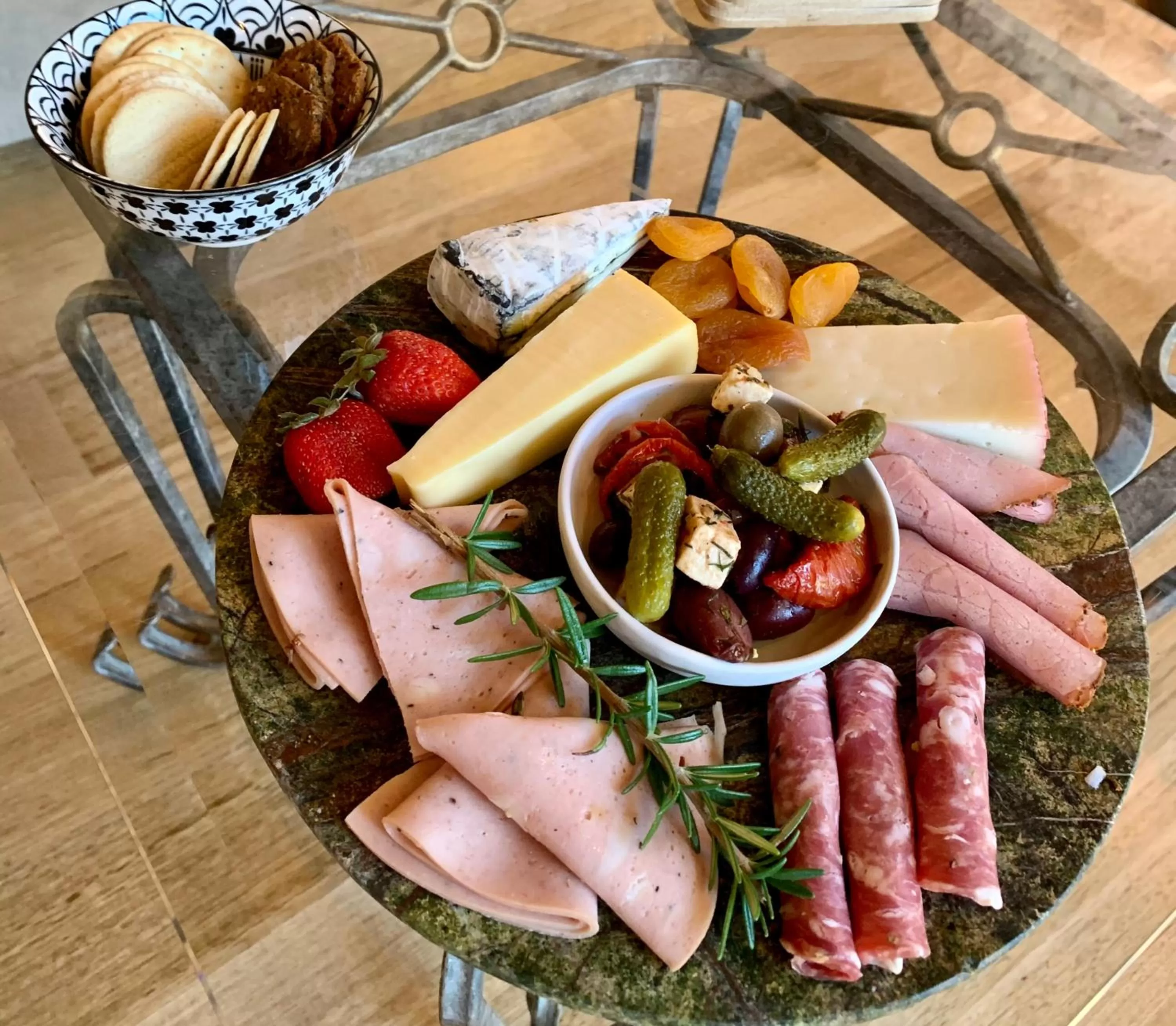 Food close-up in The Old Chaff Mill Organic Vineyard Retreat