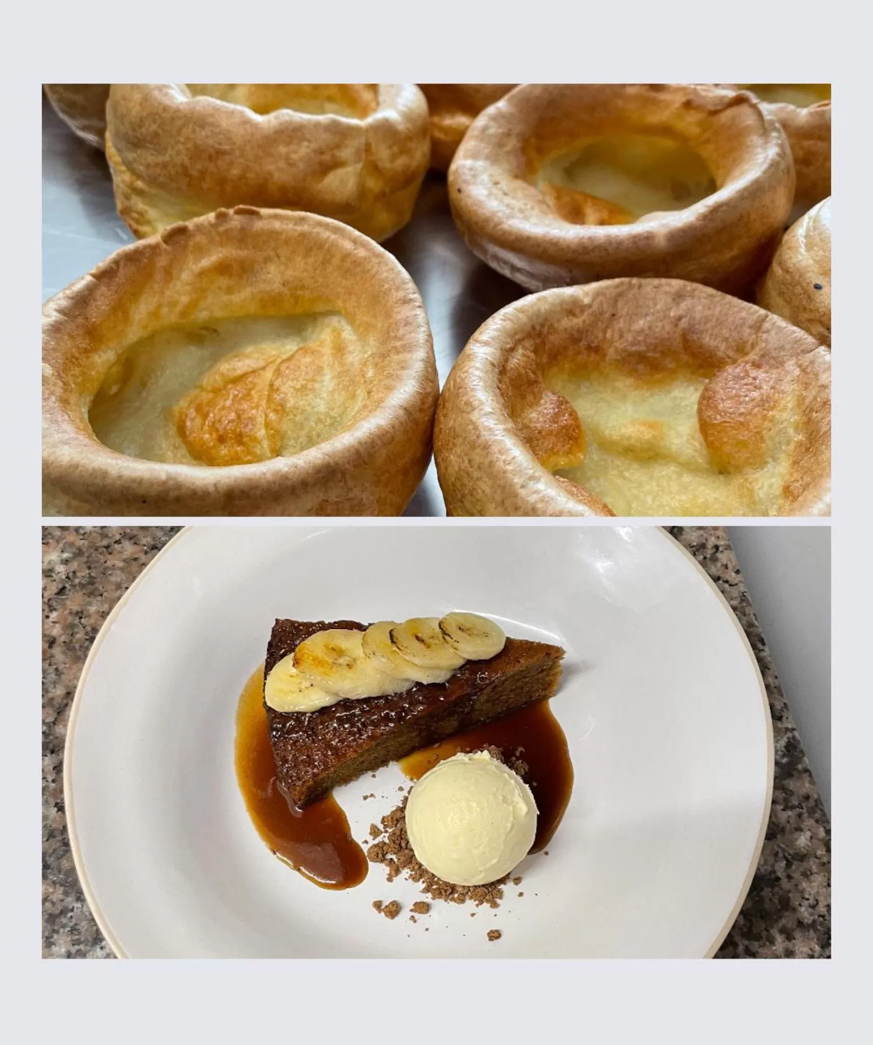 Food close-up in The Ilchester Arms Hotel, Ilchester Somerset