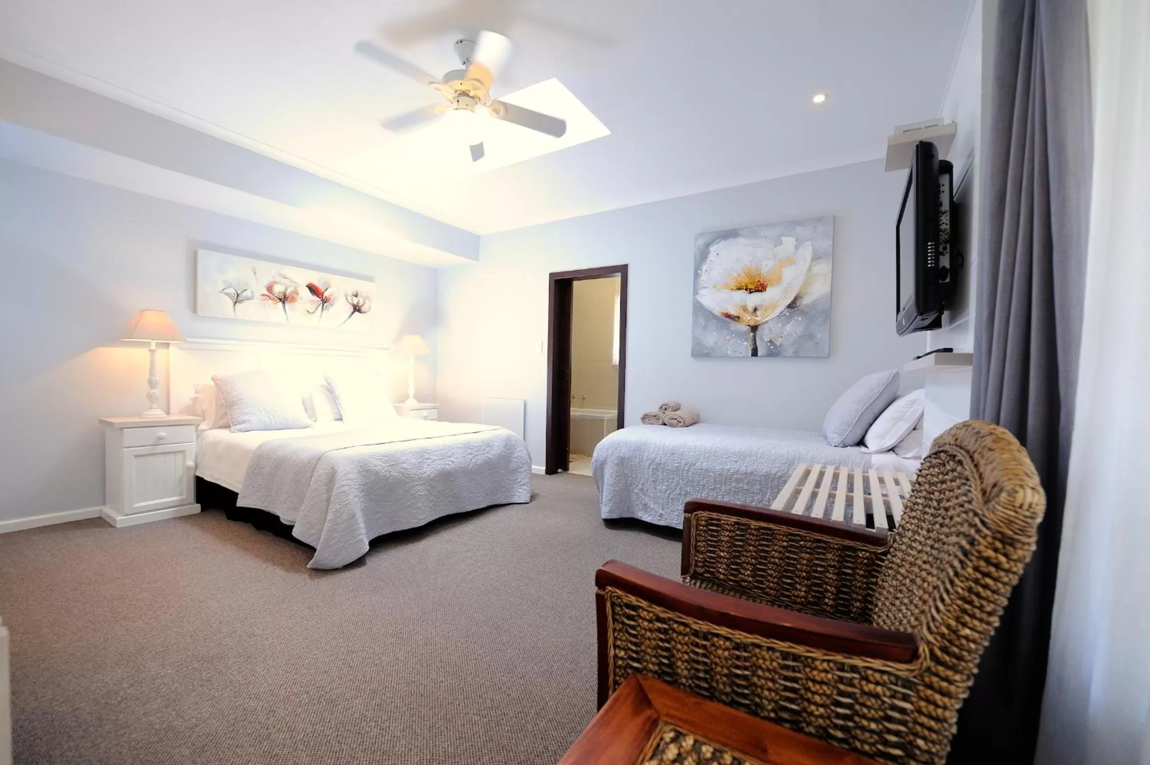 Bedroom, Bed in Beachwalk Bed and Breakfast - #Solar Energy #No Loadshedding